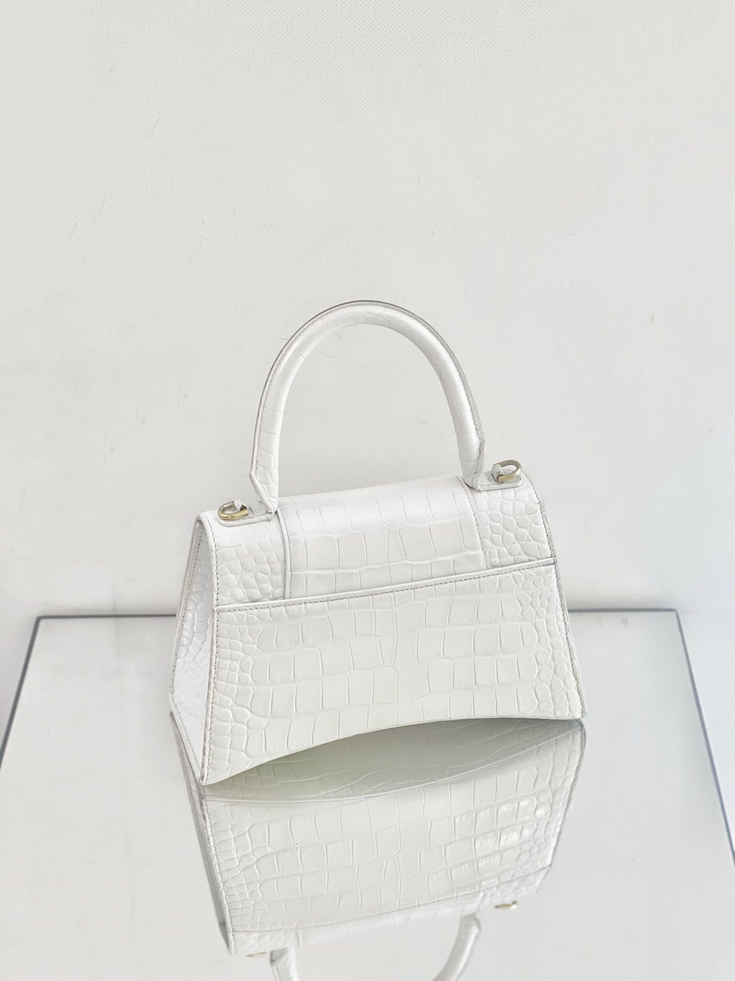 Balenciaga - Hourglass - Leather - White - (small)