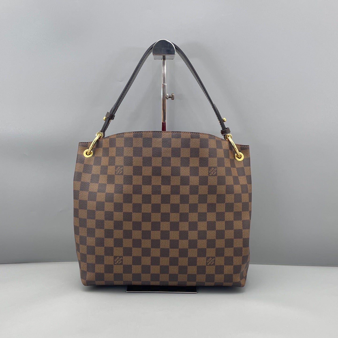 Louis Vuitton - Graceful MM - Damier Ebene coated canvas with leather trim - Brown - (medium)
