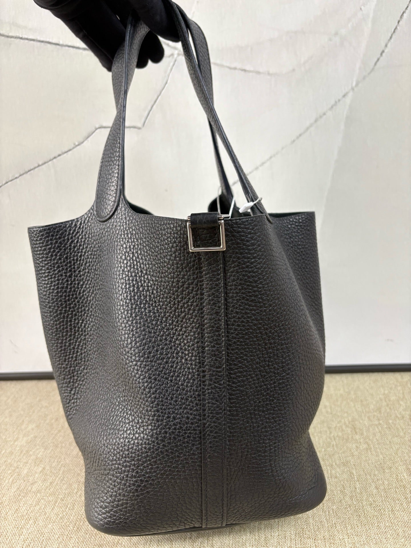 Hermès - Picotin Lock 22 - Togo leather - Black - (Medium)