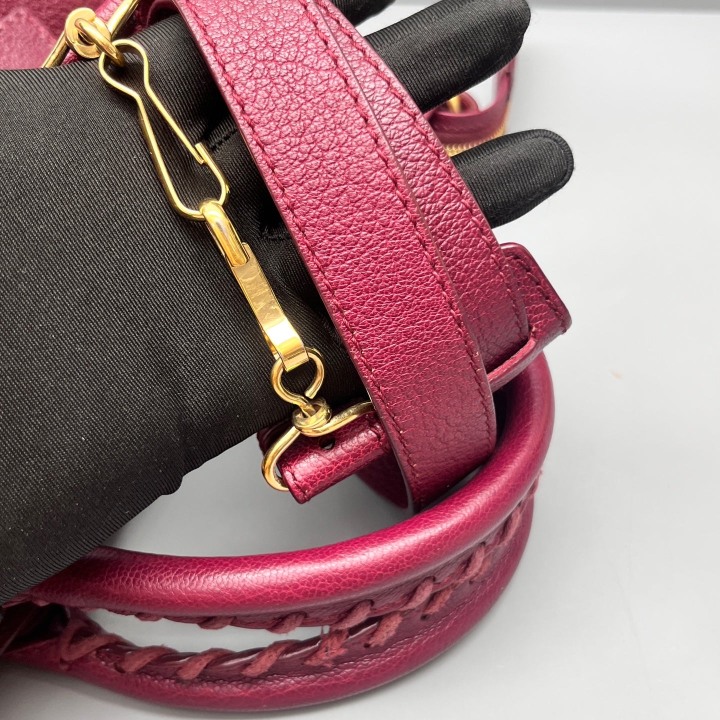 Balenciaga - City Bag - Grained leather - Burgundy - (medium)