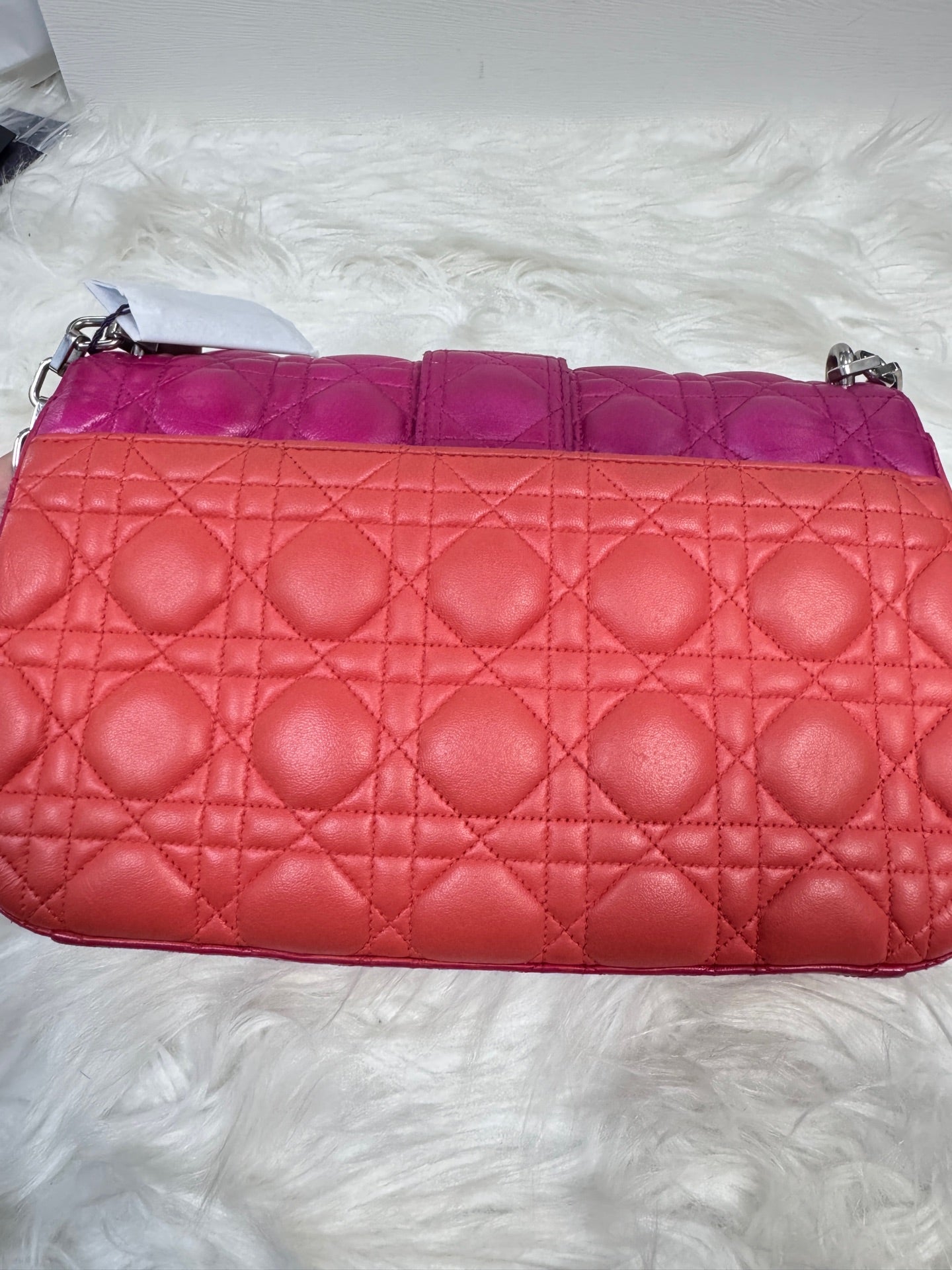 Dior - Diorama Flap Bag - Lambskin leather - Multicolour - (small)