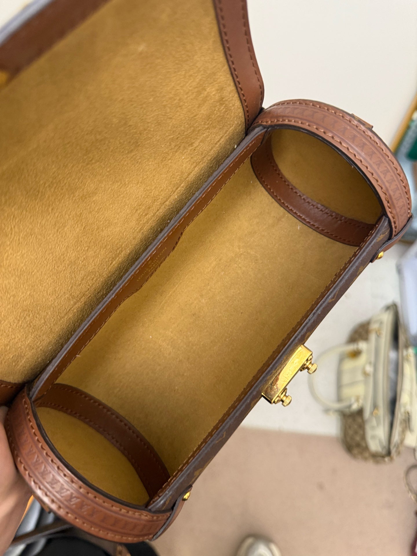 Louis Vuitton - Papillon Trunk - Monogram canvas with leather trim - Brown - (mini)