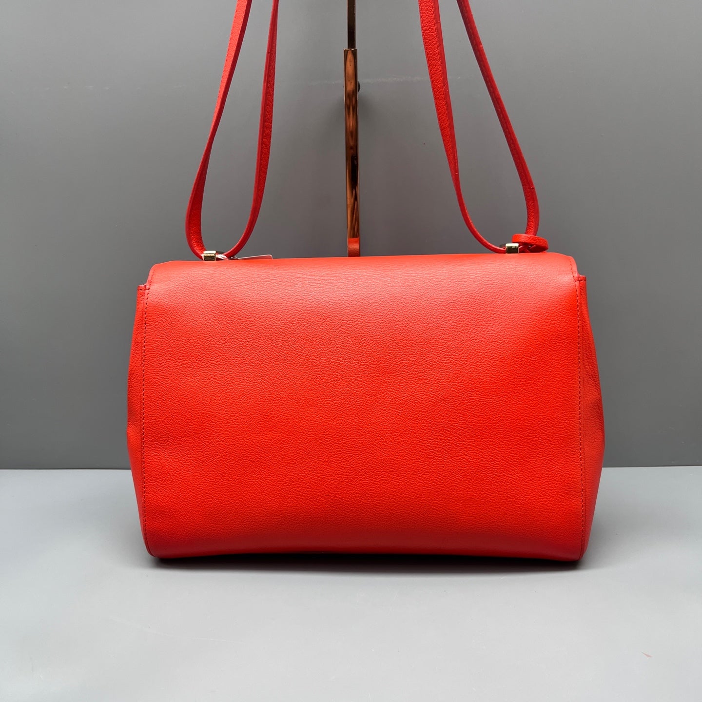 Delvaux - Simplissime - Grained leather - Orange-red - (Medium)