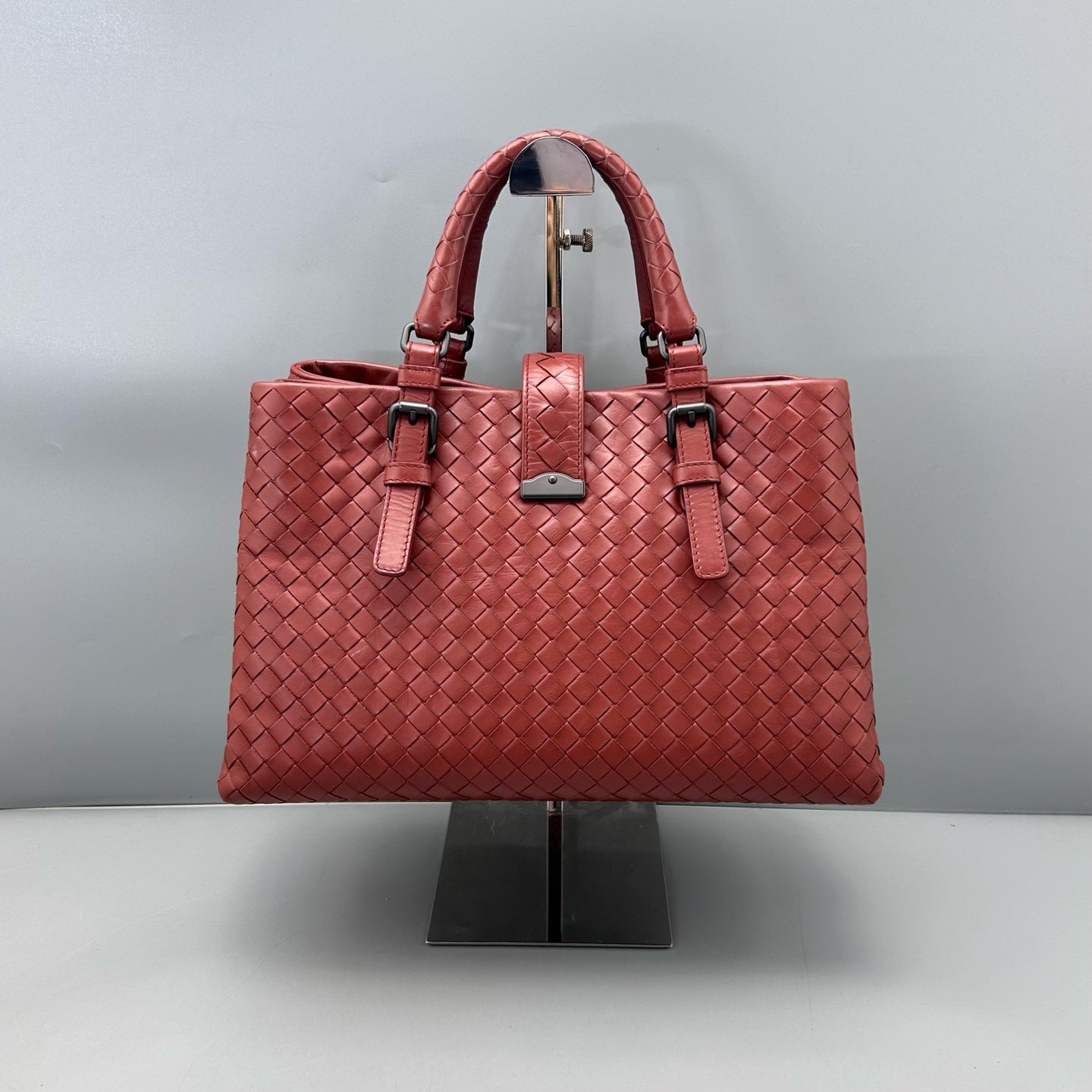 Bottega Veneta - Roma - Leather - Red - (medium)