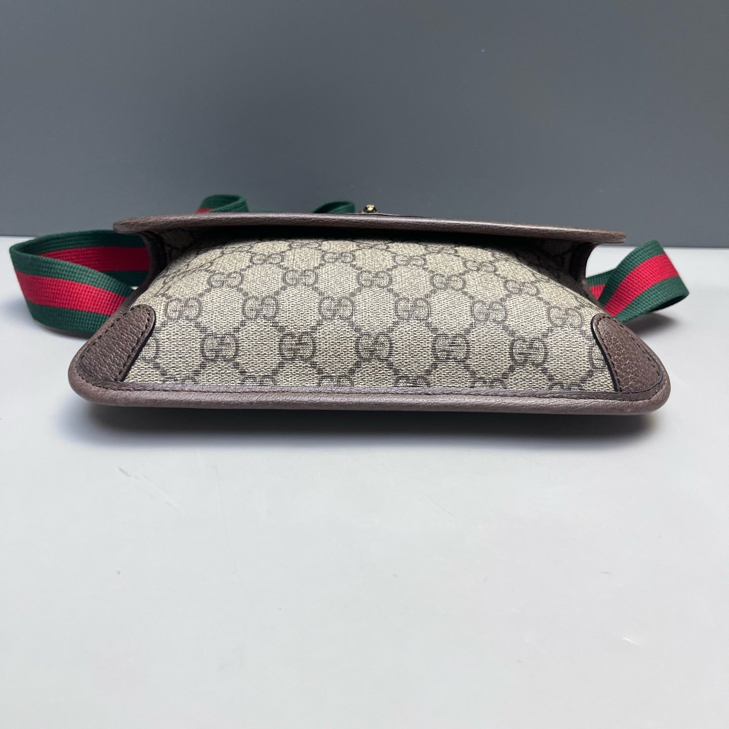Gucci - Neo Vintage GG Supreme Belt Bag with Feline Head - GG Supreme coated canvas with leather trim - Beige - (small)