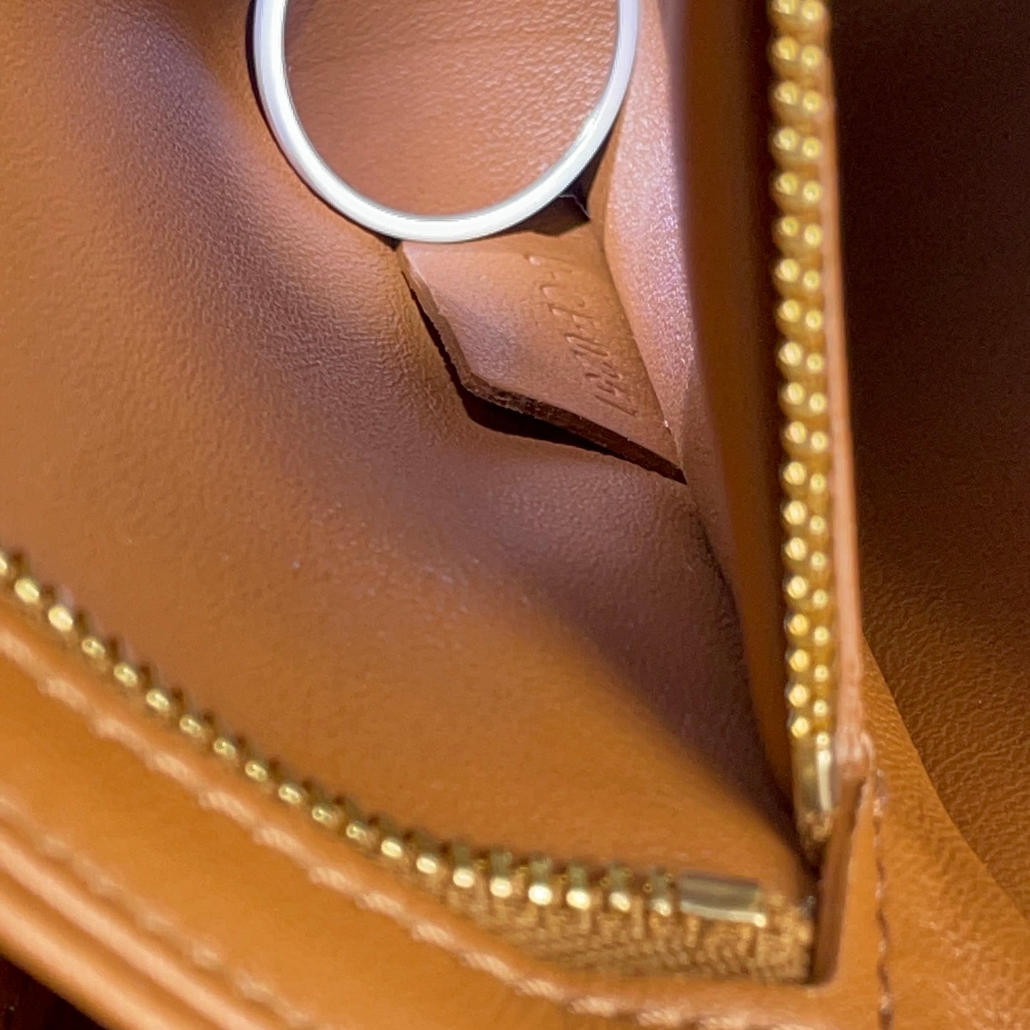 Celine - Teen Triomphe Box Bag - Triomphe Canvas and Leather - Brown with Camel accents - (small)