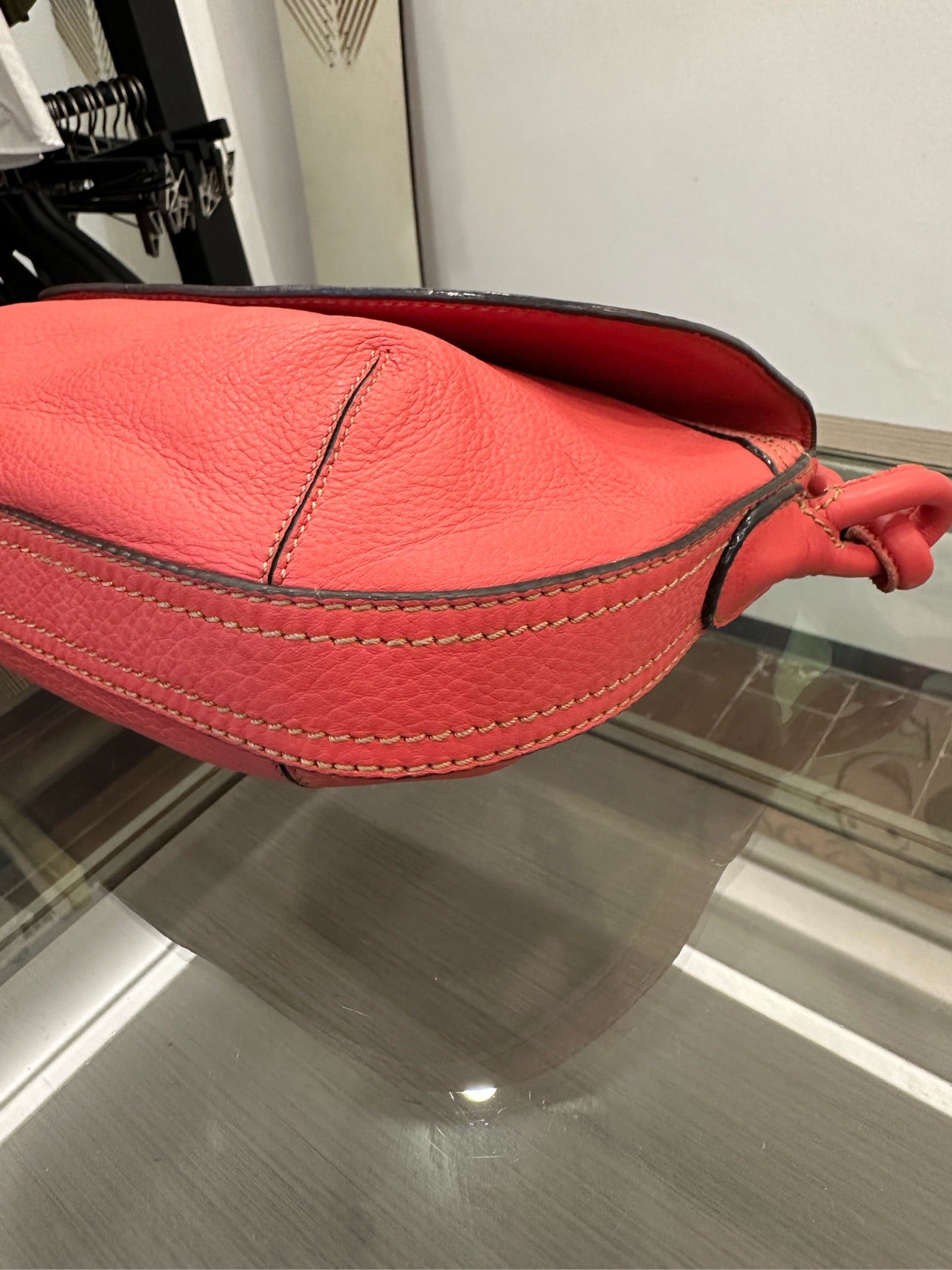 Loewe - Woven Strap Flap Shoulder Bag - Leather - Red - (Small)