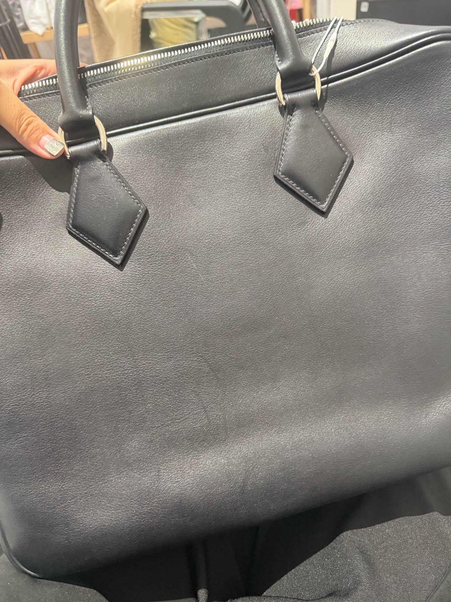 Hermès - Plume Document Bag - Calfskin leather - Black - (Large)