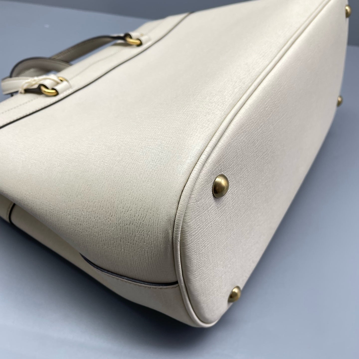 Gucci - 1955 Horsebit Handbag - Leather - White - (Medium)
