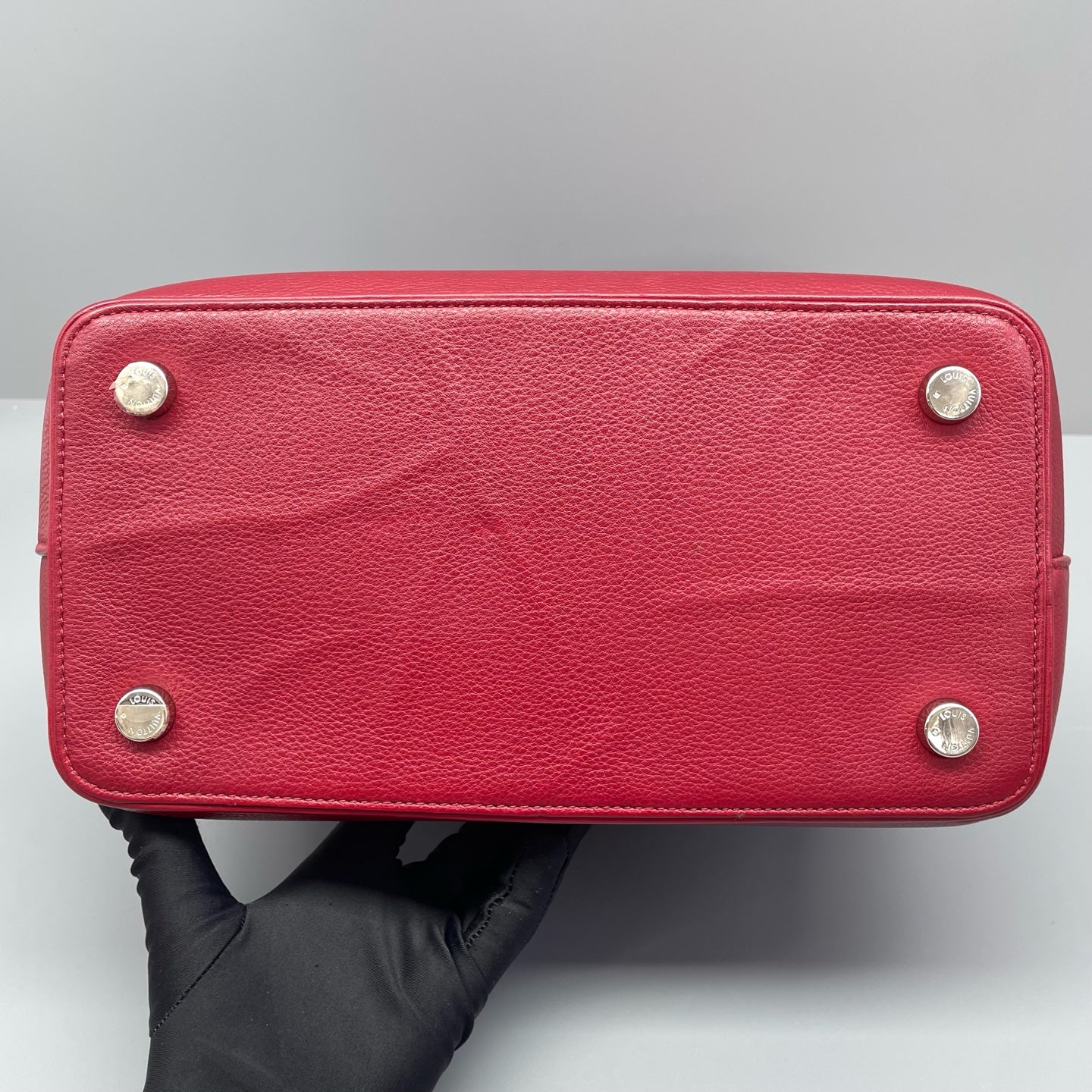 Louis Vuitton - Lockit Tote Bag - Grained leather - Red - (medium)