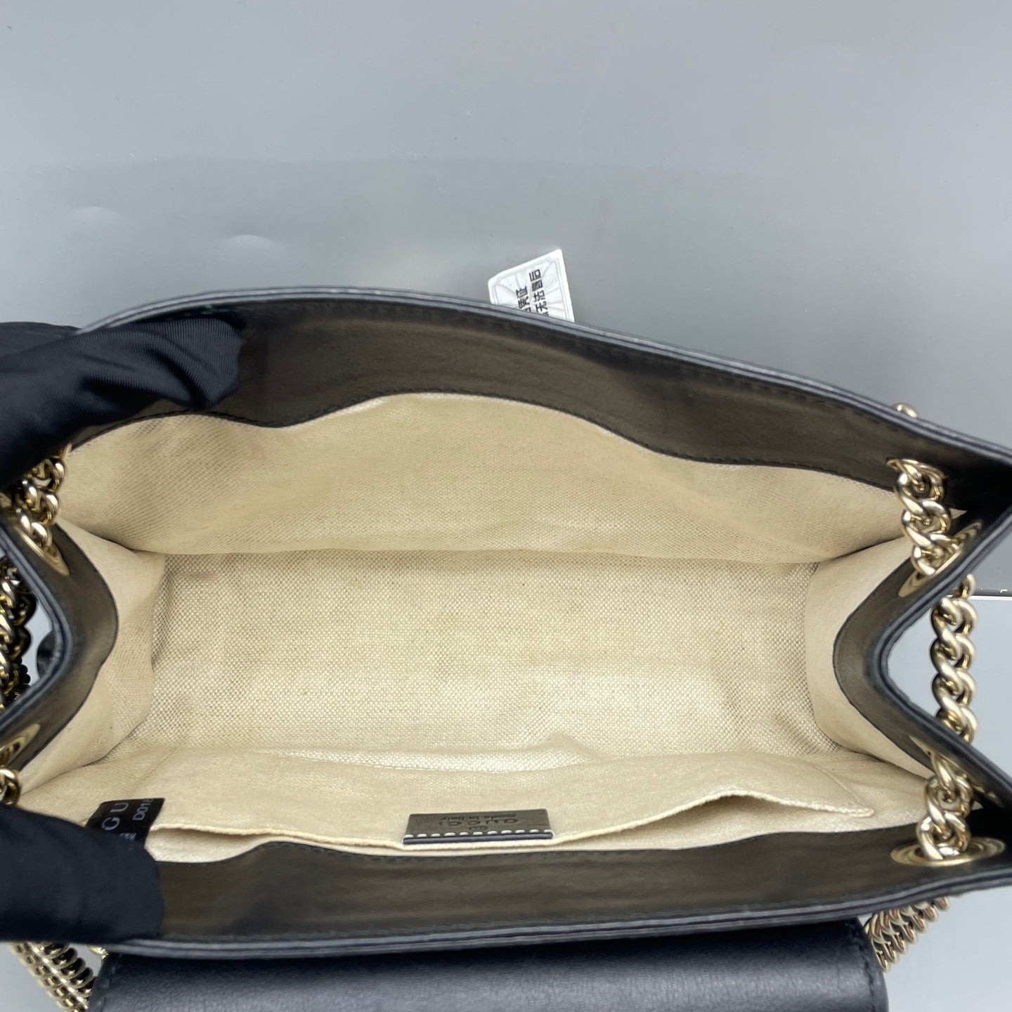 Gucci - Emily Chain Bag - Leather - Black - (small)