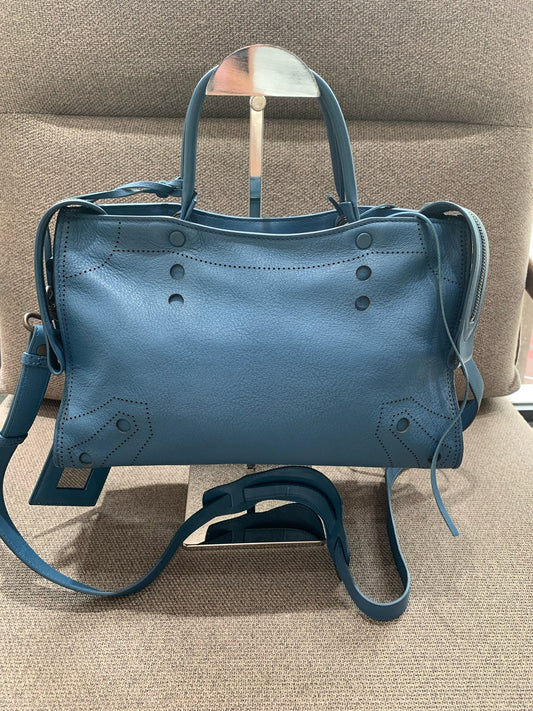 Balenciaga - Perforated City Bag - Leather - Blue - (medium)