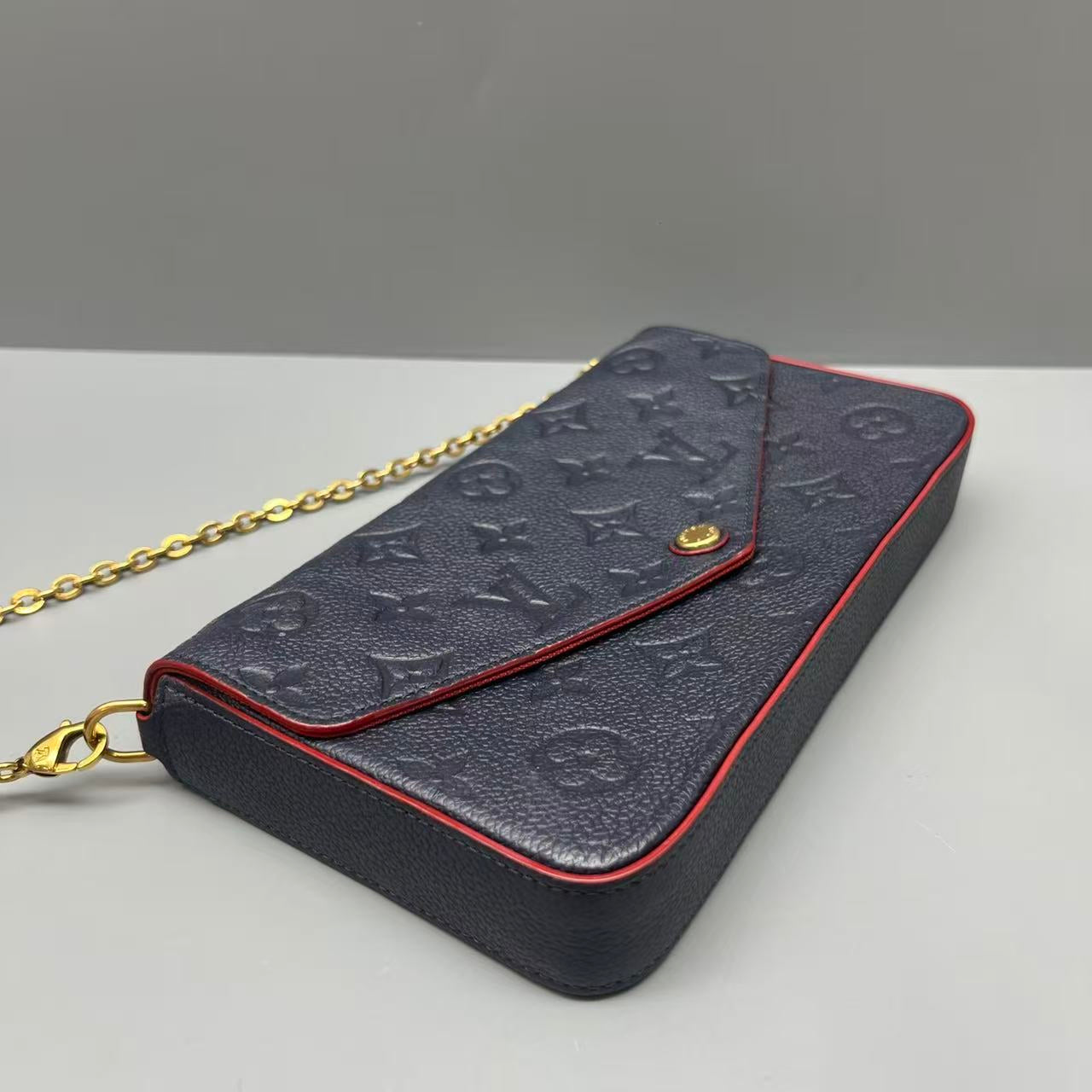 Louis Vuitton - Pochette Félicie - Leather - Navy - (mini)