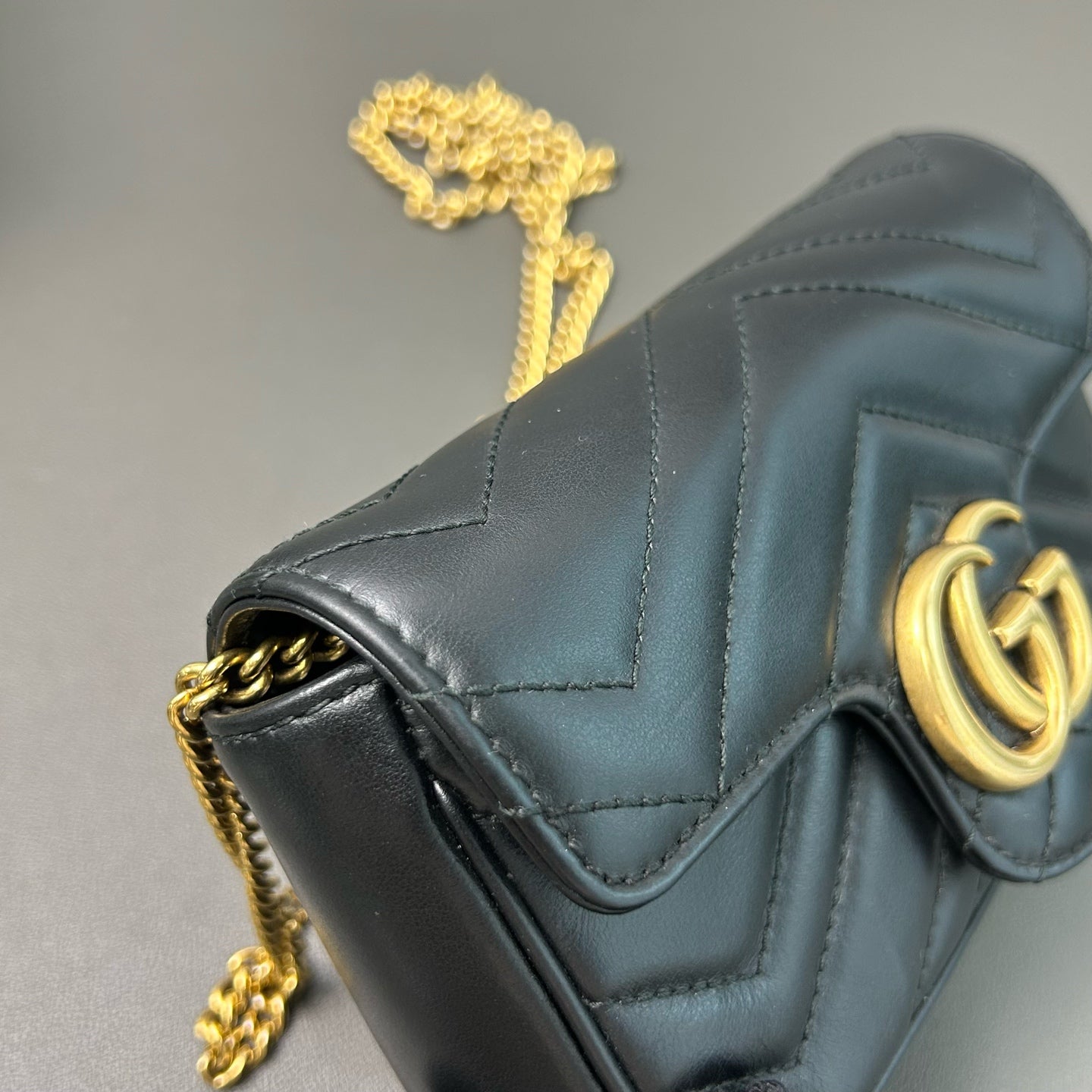 Gucci - GG Marmont - Leather - Black - (mini)