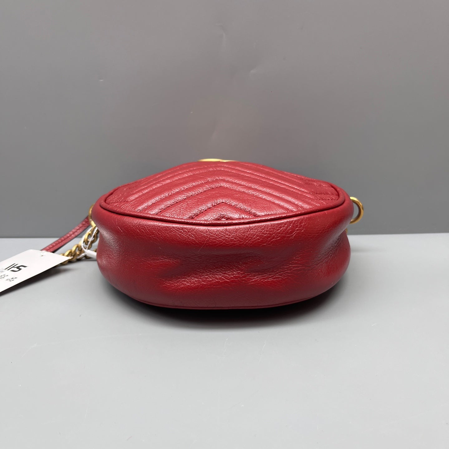 Gucci - Marmont Round Mini Bag - Leather - Red - (Mini)