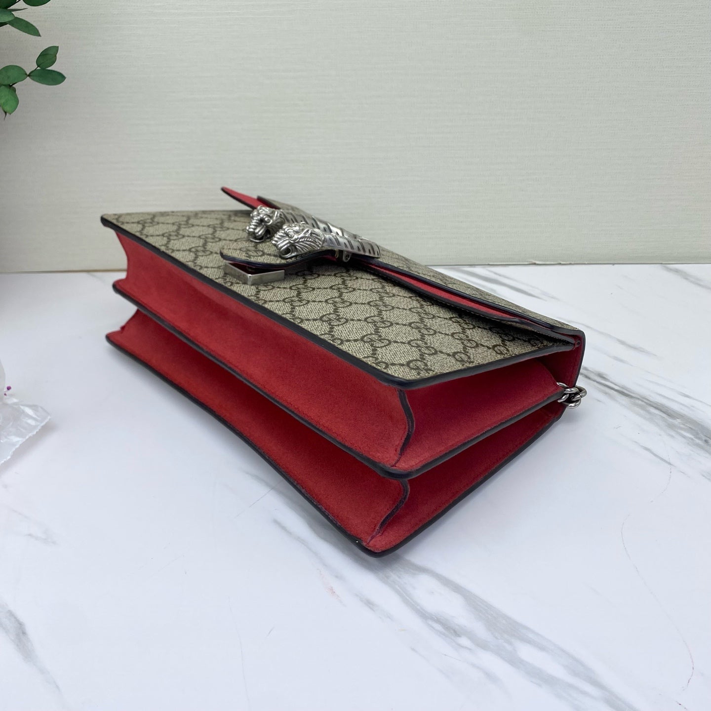 Gucci - Dionysus - GG Supreme canvas and Suede - Beige and Red - (Medium)