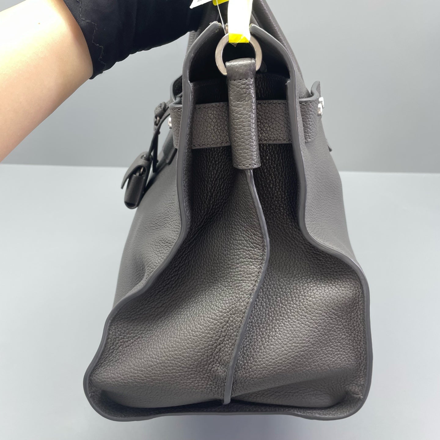 Saint Laurent - Sac de Jour - Pebbled calfskin leather - Grey - (Large)