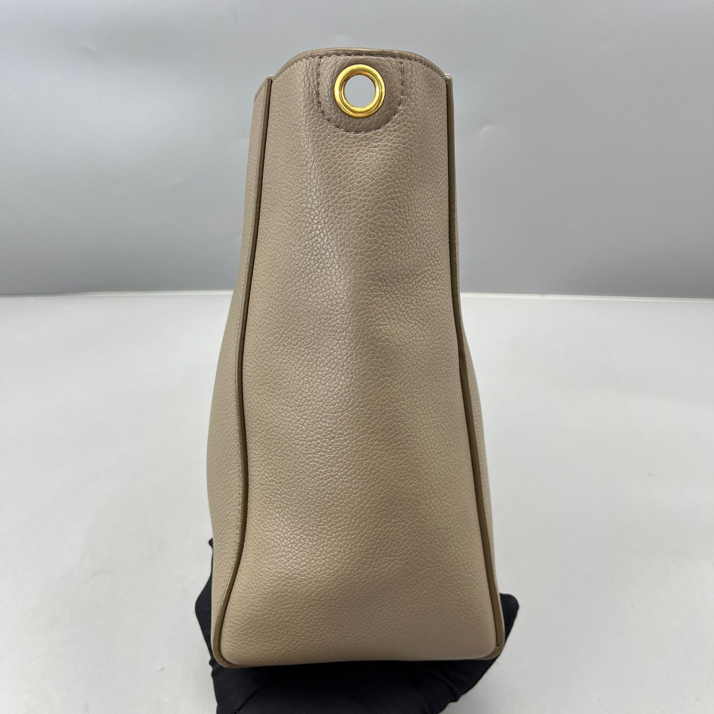 Celine - Small Bucket Bag - Grained leather - Grey - (small)