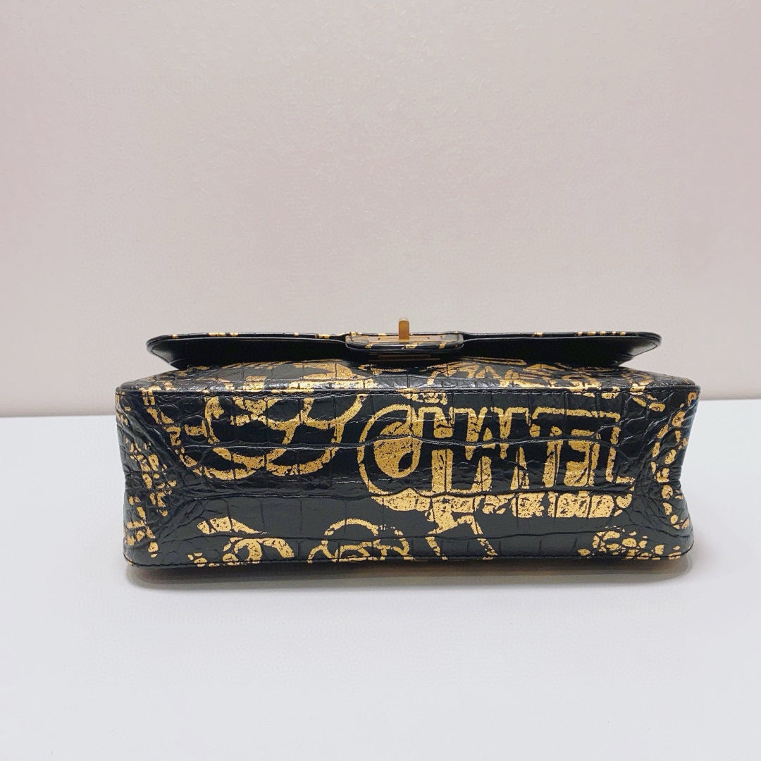 Chanel - 2.55 Reissue Limited Edition - Cowhide leather - Black - (Small)