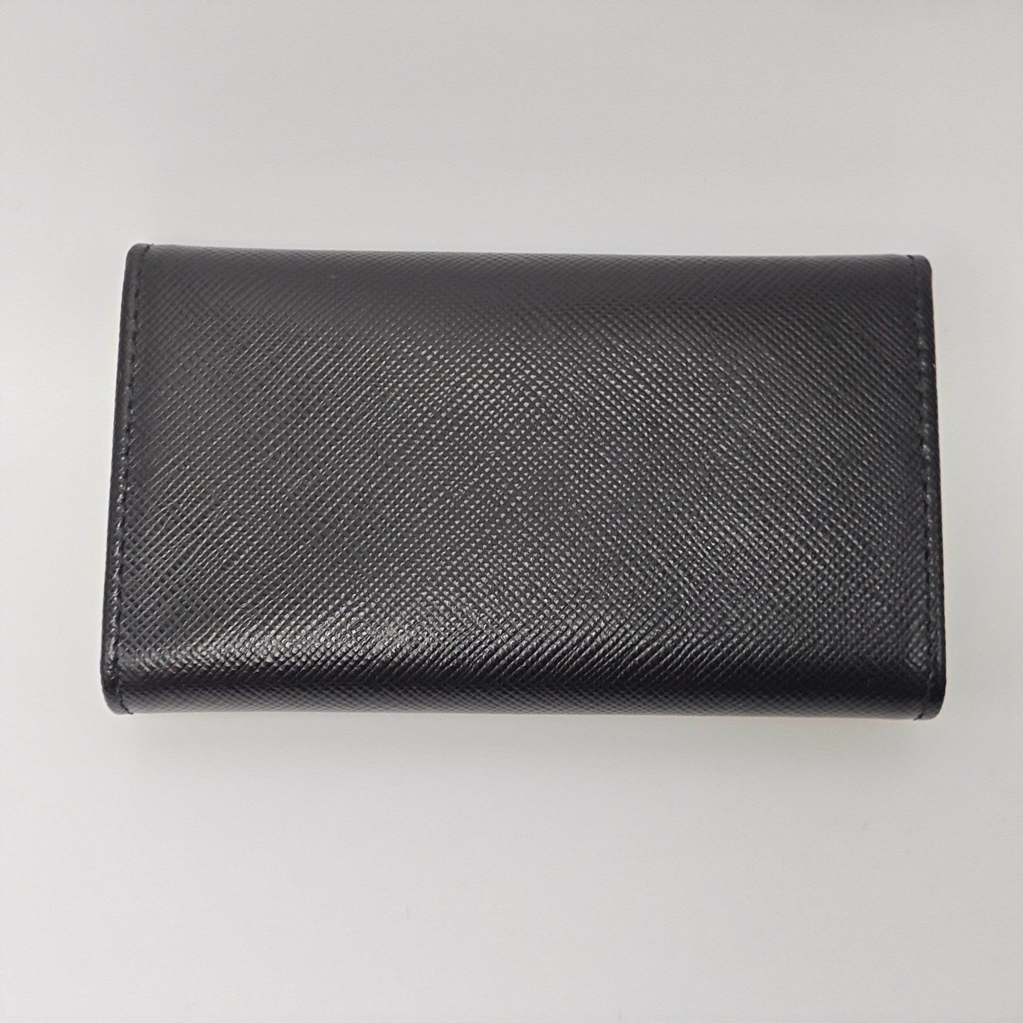 Prada - Saffiano 6-Hook Key Case - Saffiano leather - Black - (Small)