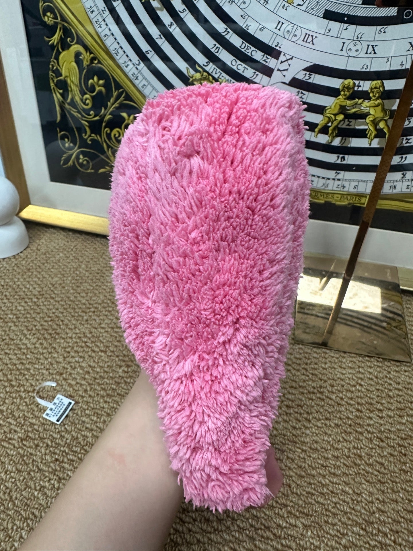 Prada - Re-Edition Hobo Bag - Faux fur - Pink - (small)