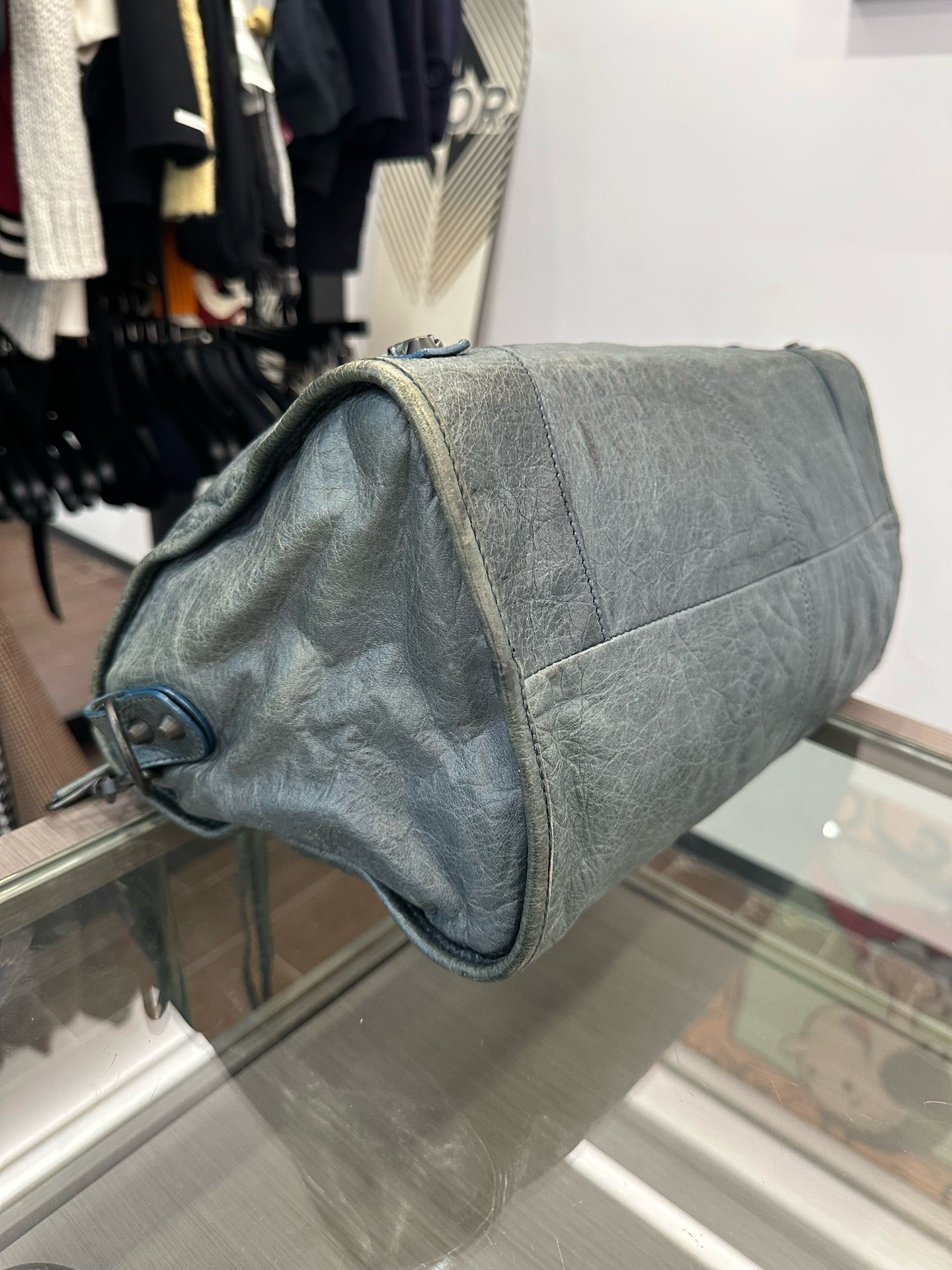 Balenciaga - Classic City - Leather - Blue - (medium)