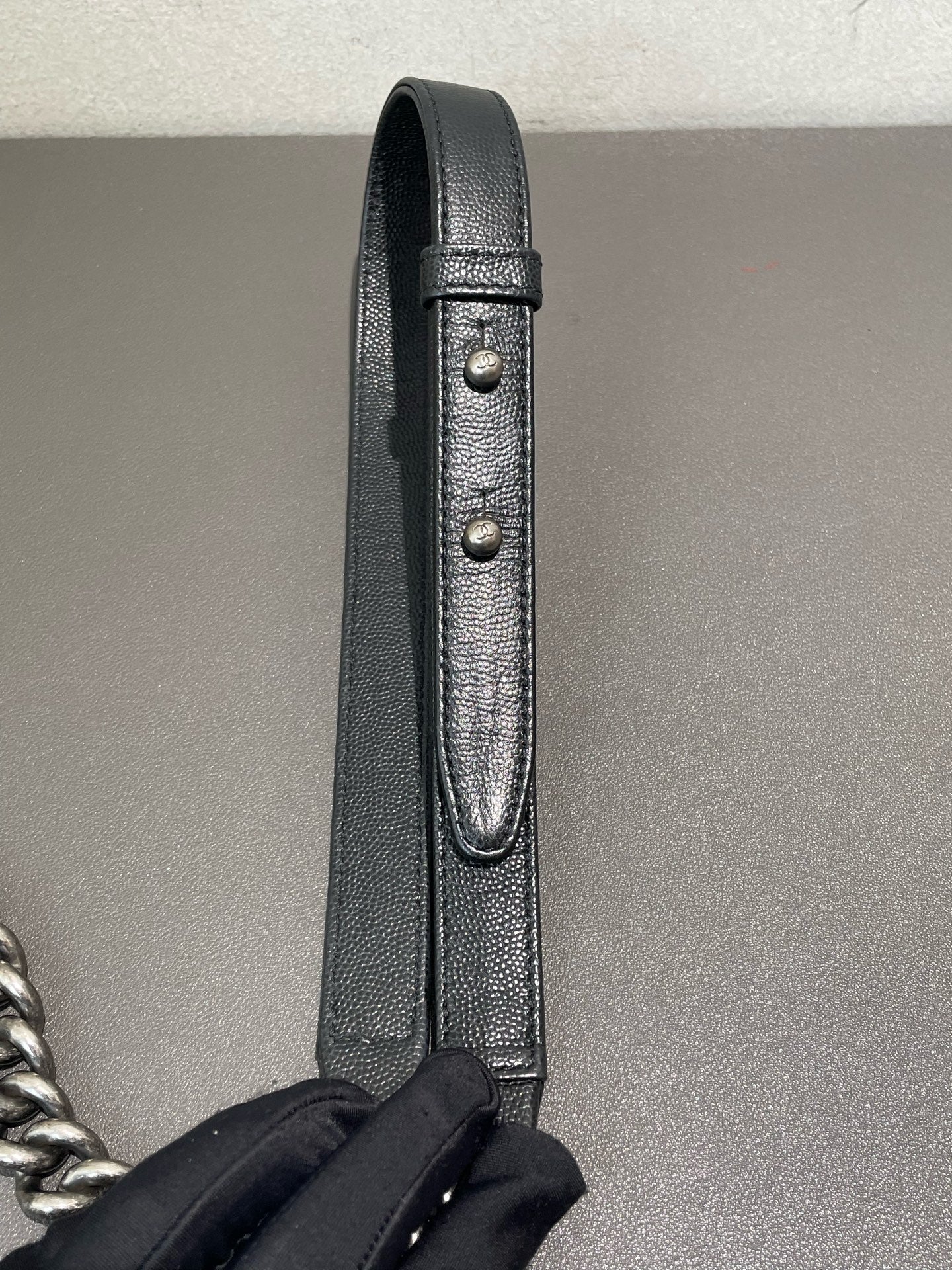 Chanel - Boy Bag Small - Caviar leather - Black - (small)