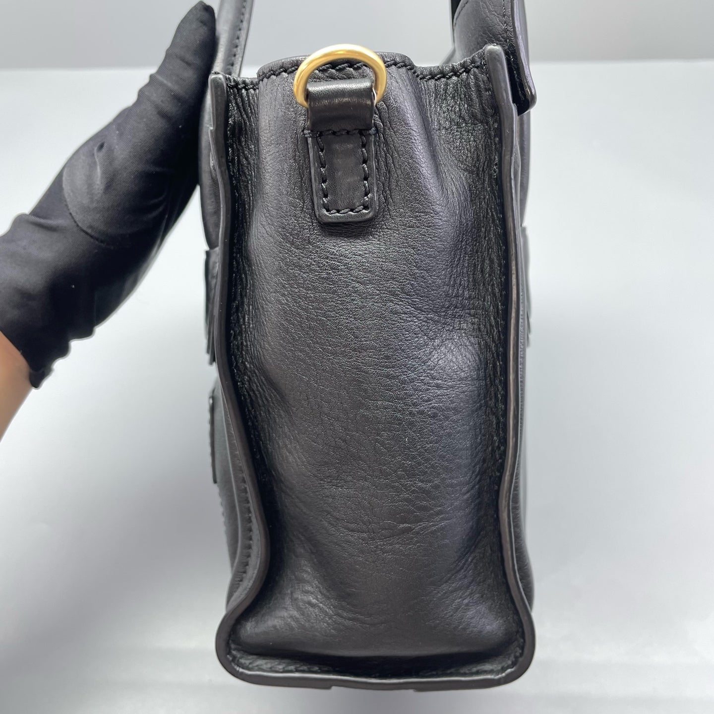 Celine - Luggage Nano - Leather - Black - (mini)