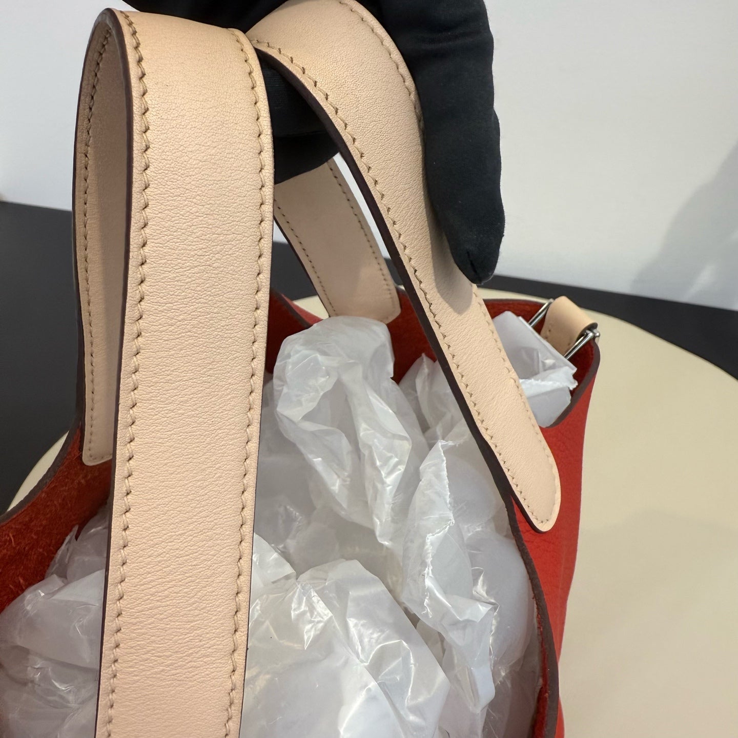 Hermès - Picotin Lock 18 - Leather - Red with Beige contrast - (mini)