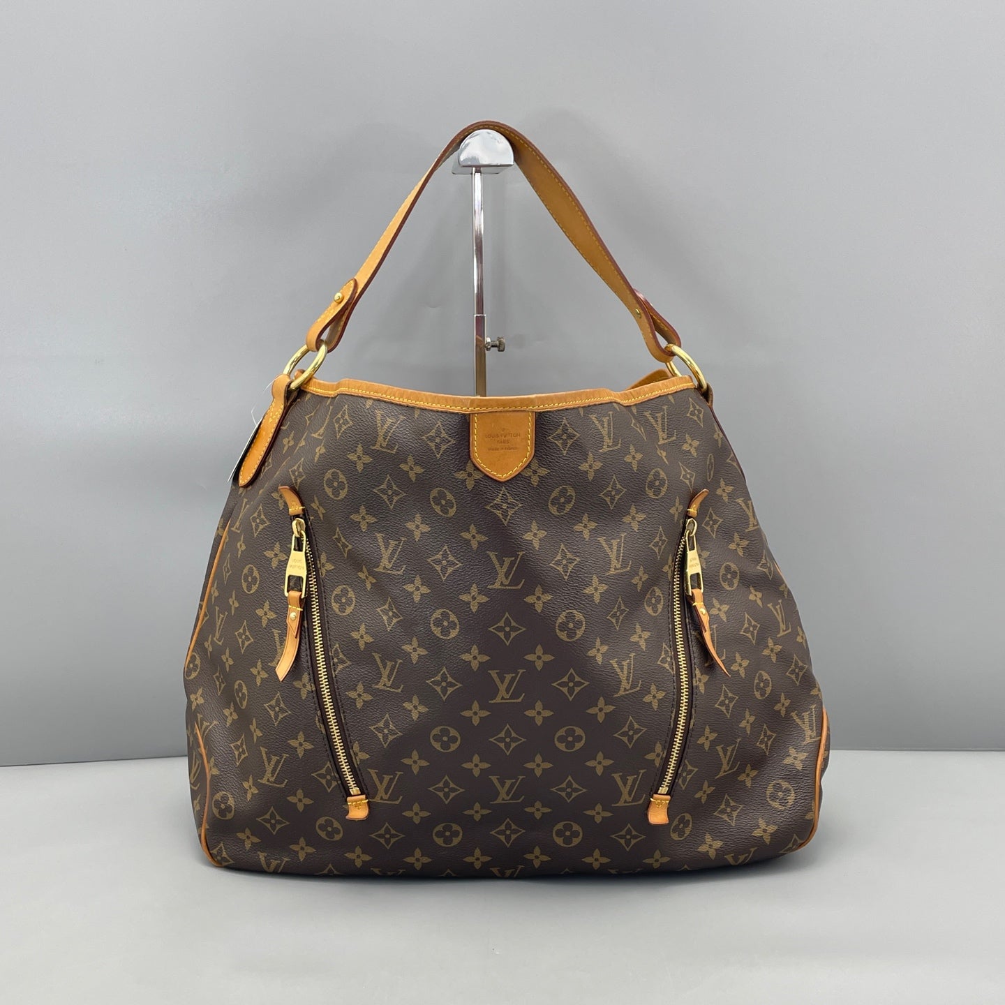 Louis Vuitton - Monogram Double Zipper Hobo Bag - Monogram coated canvas with vachetta leather trim - Brown - (large)