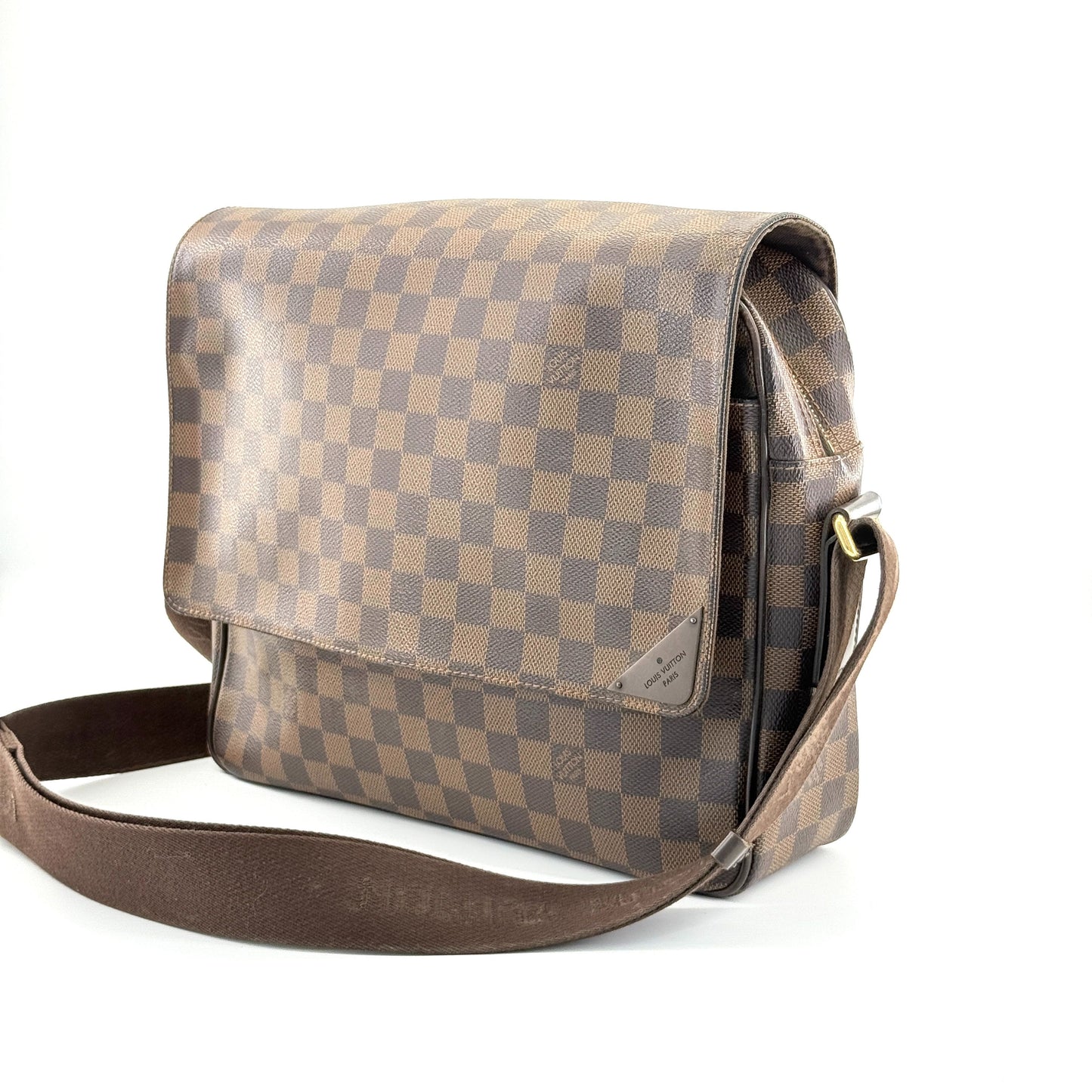 Louis Vuitton - Messenger Bag - Damier Ebene coated canvas with leather trim - Brown - (medium)