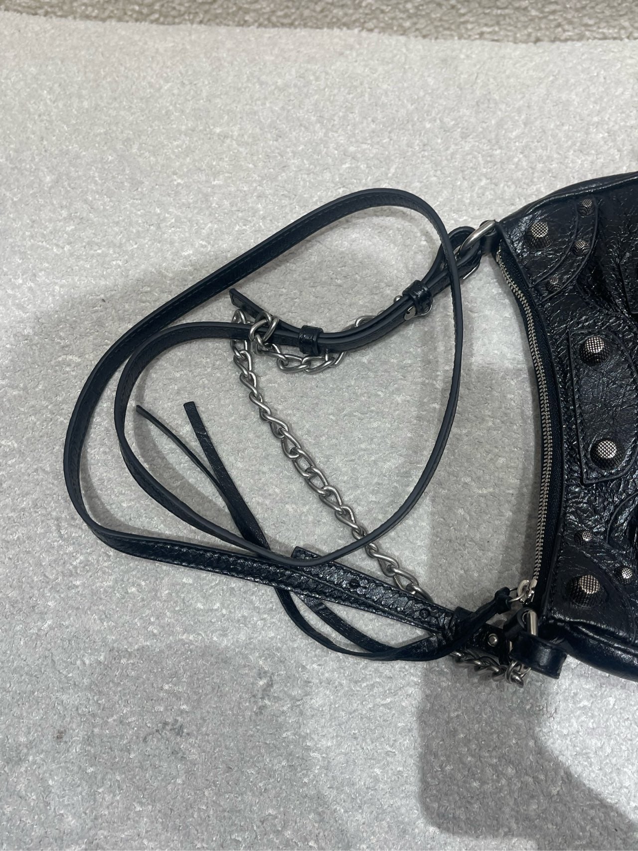 Balenciaga - Le Cagole Mini Shoulder Bag - Calfskin leather - Black - (mini)