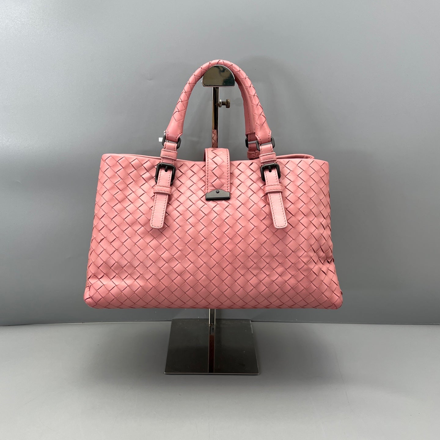 Bottega Veneta - Roma - Leather - Pink - (medium)