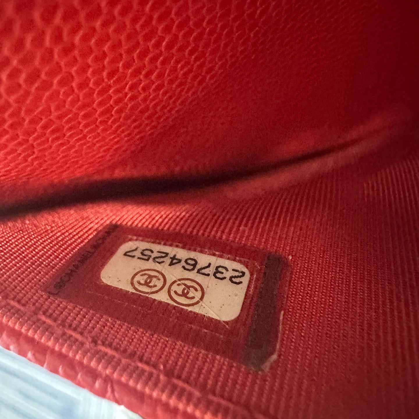 Chanel - WOC (Wallet on Chain) - Caviar leather - Red - (mini)