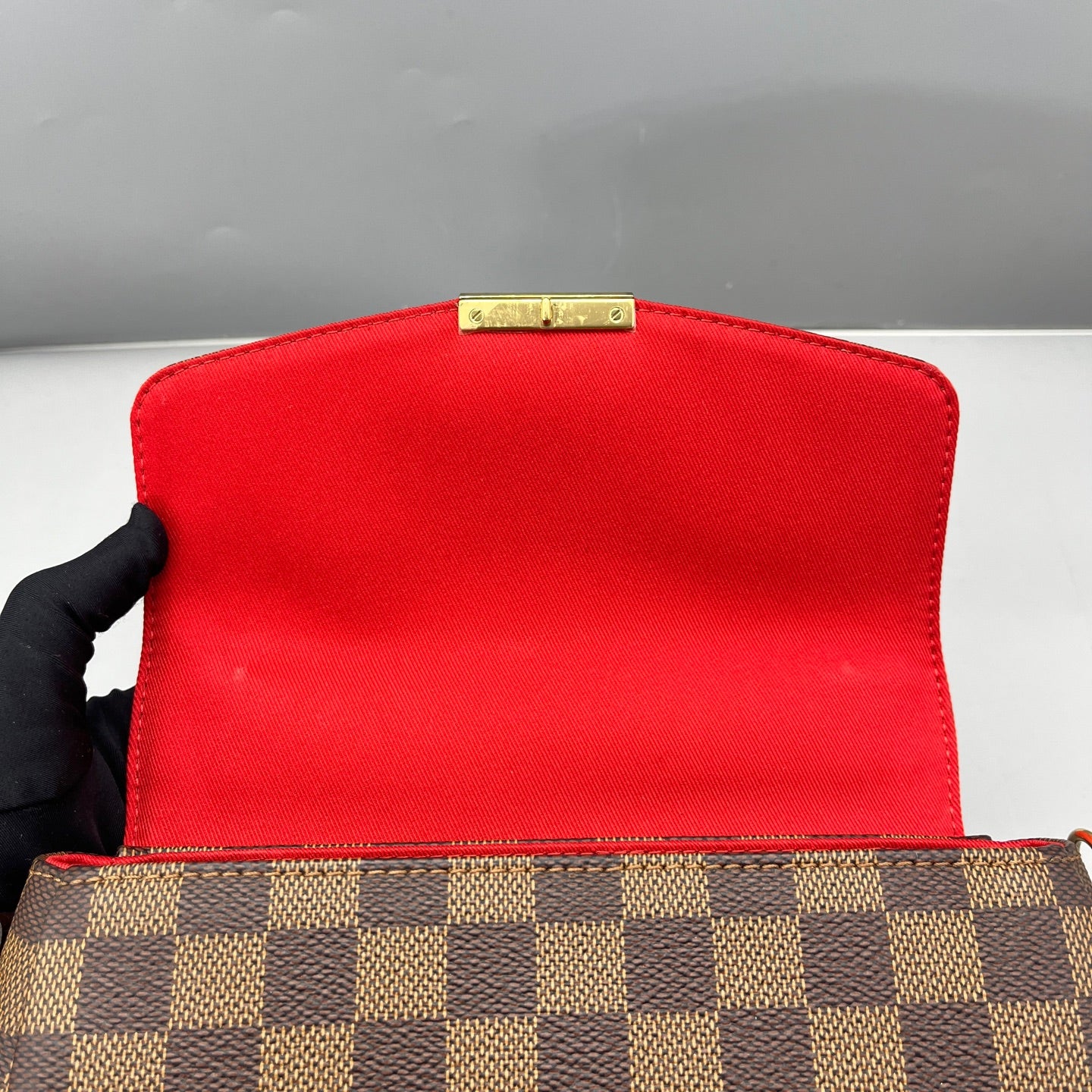 Louis Vuitton - Pochette Metis - Damier Ebene coated canvas with leather trim - Brown - (Small)