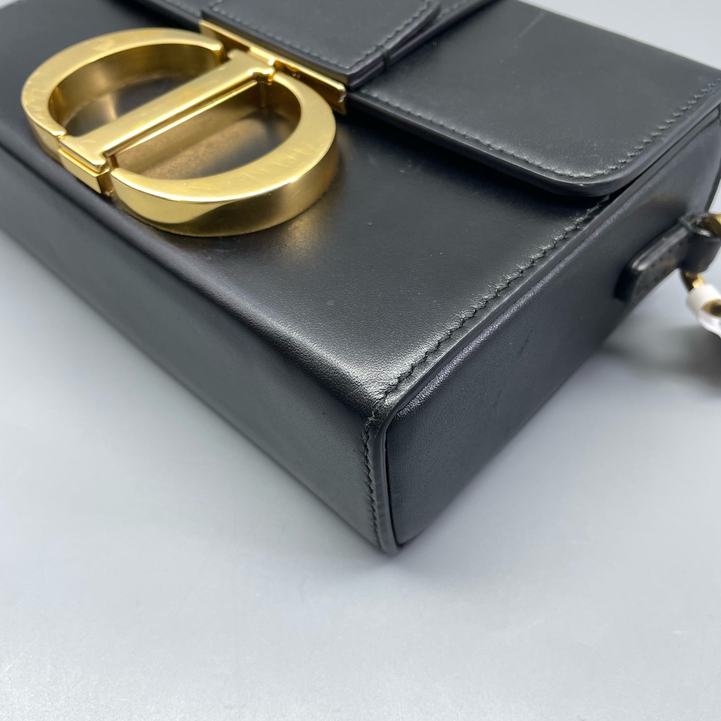 Dior - Montaigne Mini Box Bag - Leather - Black - (mini)