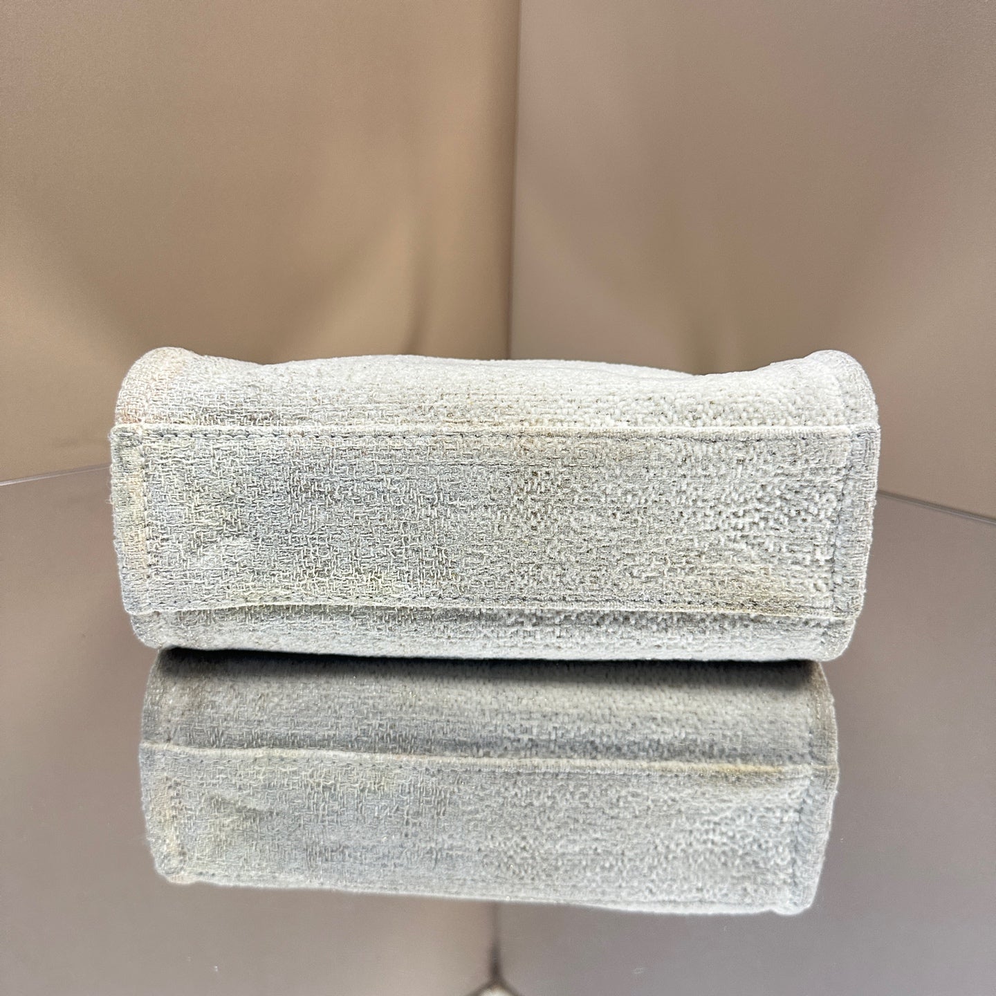 Chanel - Deauville Small Beach Bag - Tweed - White - (small)