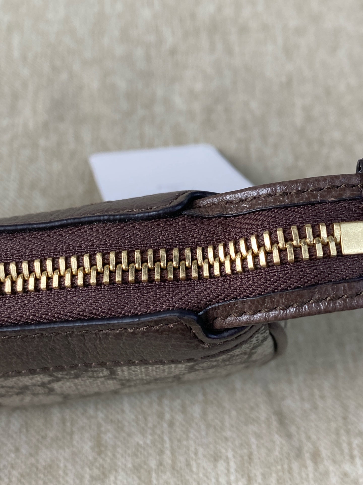 Gucci - Ophidia Mini Bag - GG Supreme canvas with leather trim - Brown - (mini)