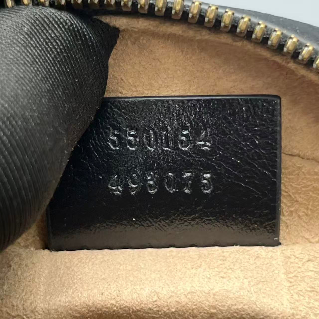 Gucci - GG Marmont Round Mini Bag - Leather - Black - (mini)