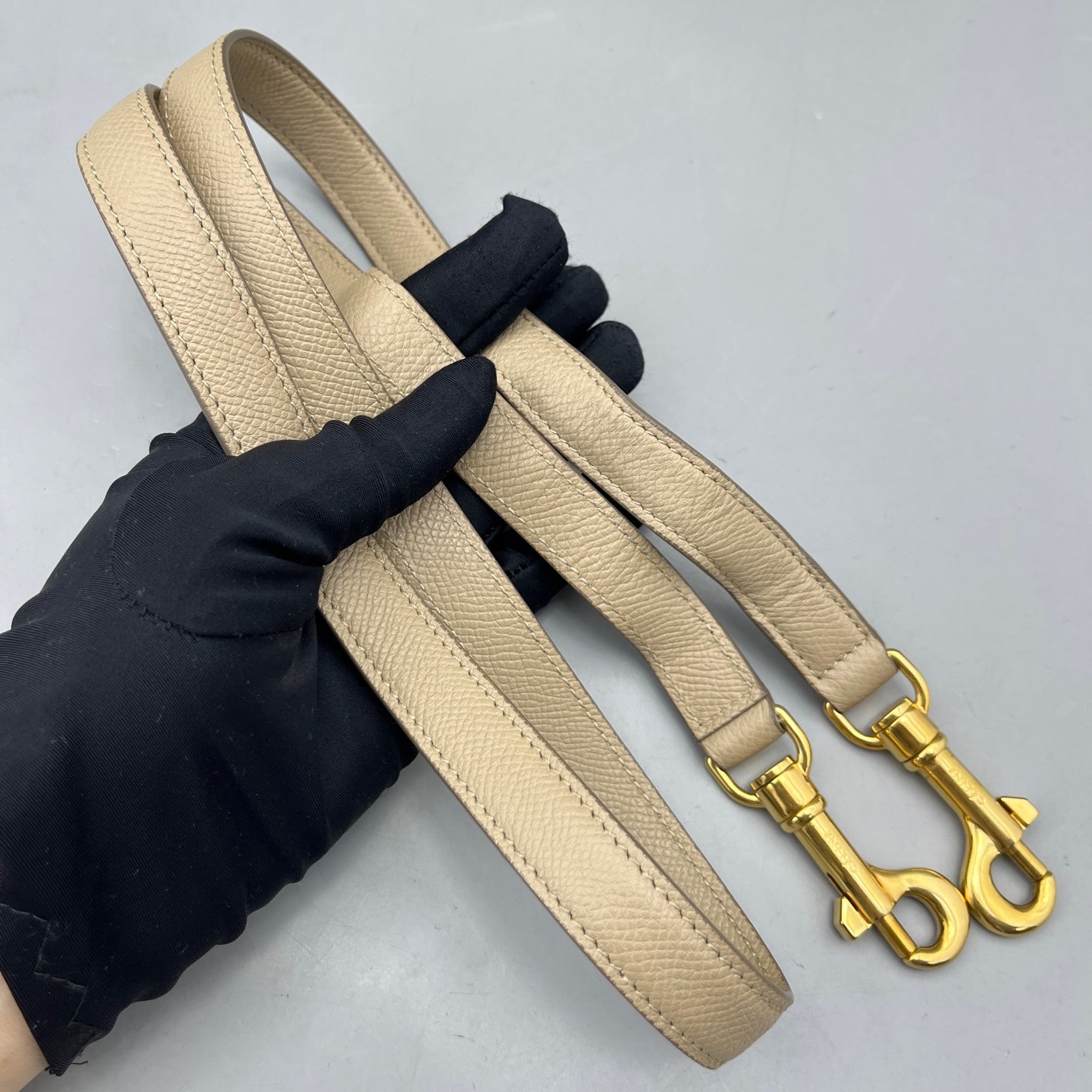 Celine - Belt Bag Small - Grained calfskin leather - Beige with Gold-Tone Hardware - (Small)