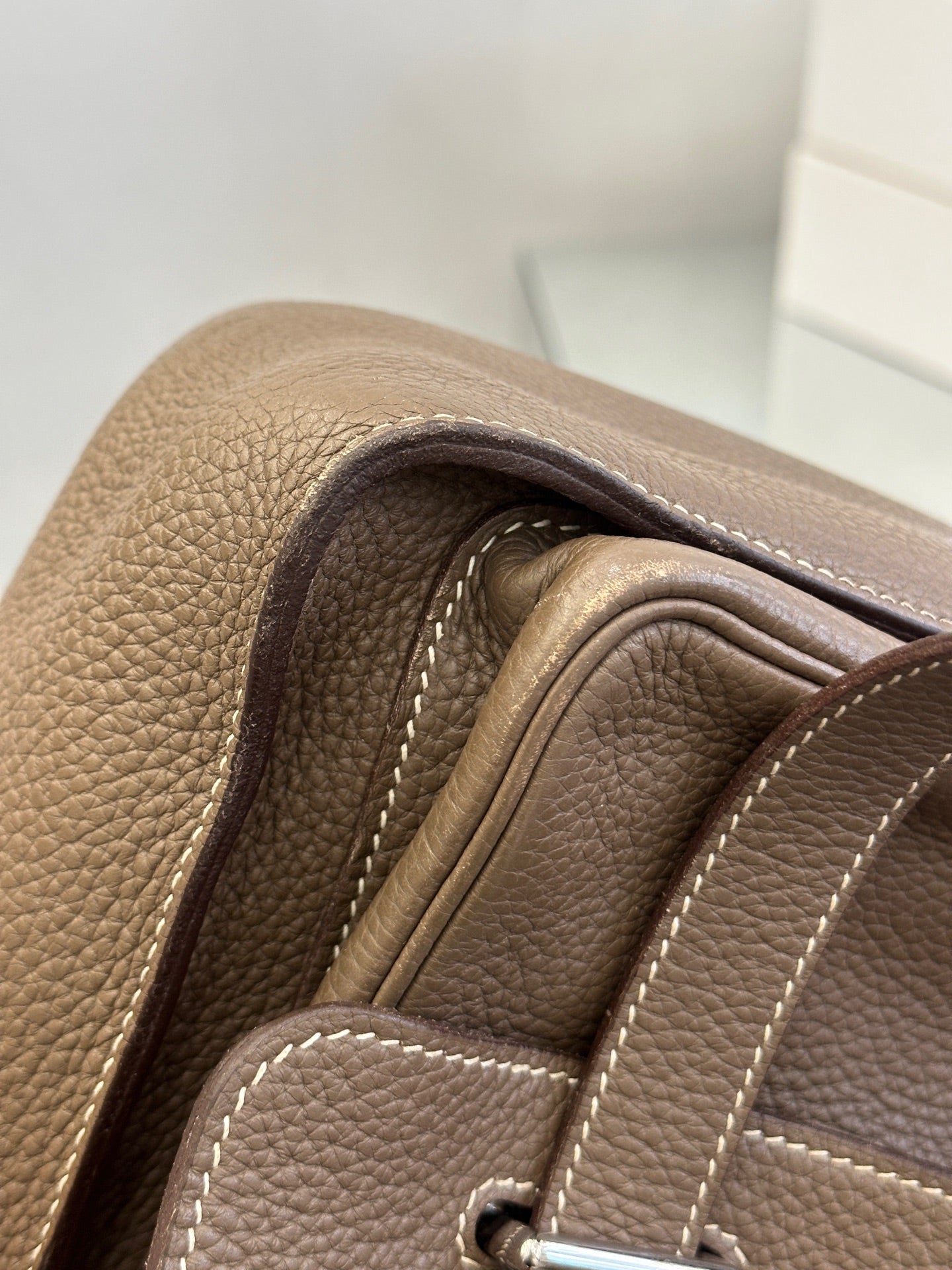 Hermès - Steve - Taurillon Clemence leather - Elephant Grey - (medium)