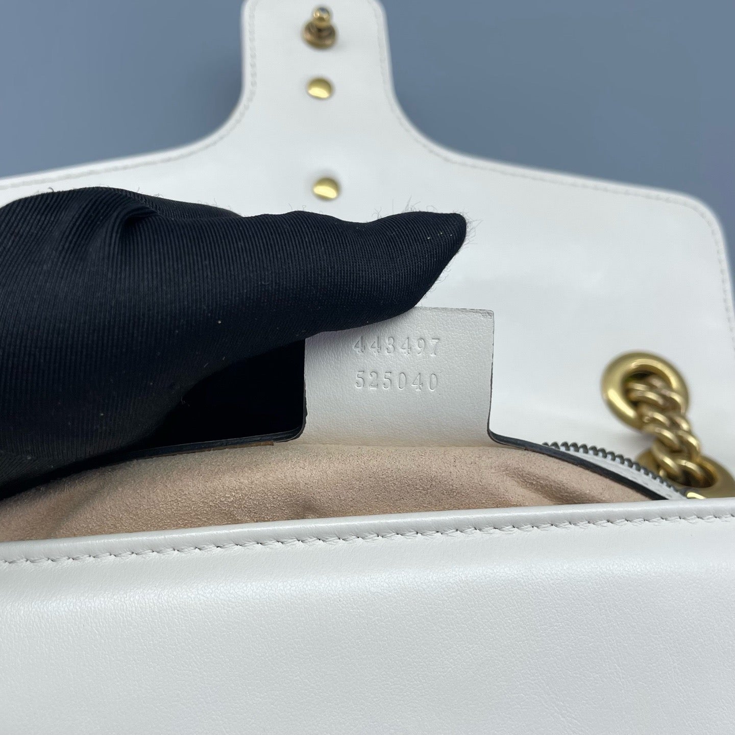 Gucci - GG Marmont Matelassé Shoulder Bag 26 - Leather - White - (medium)