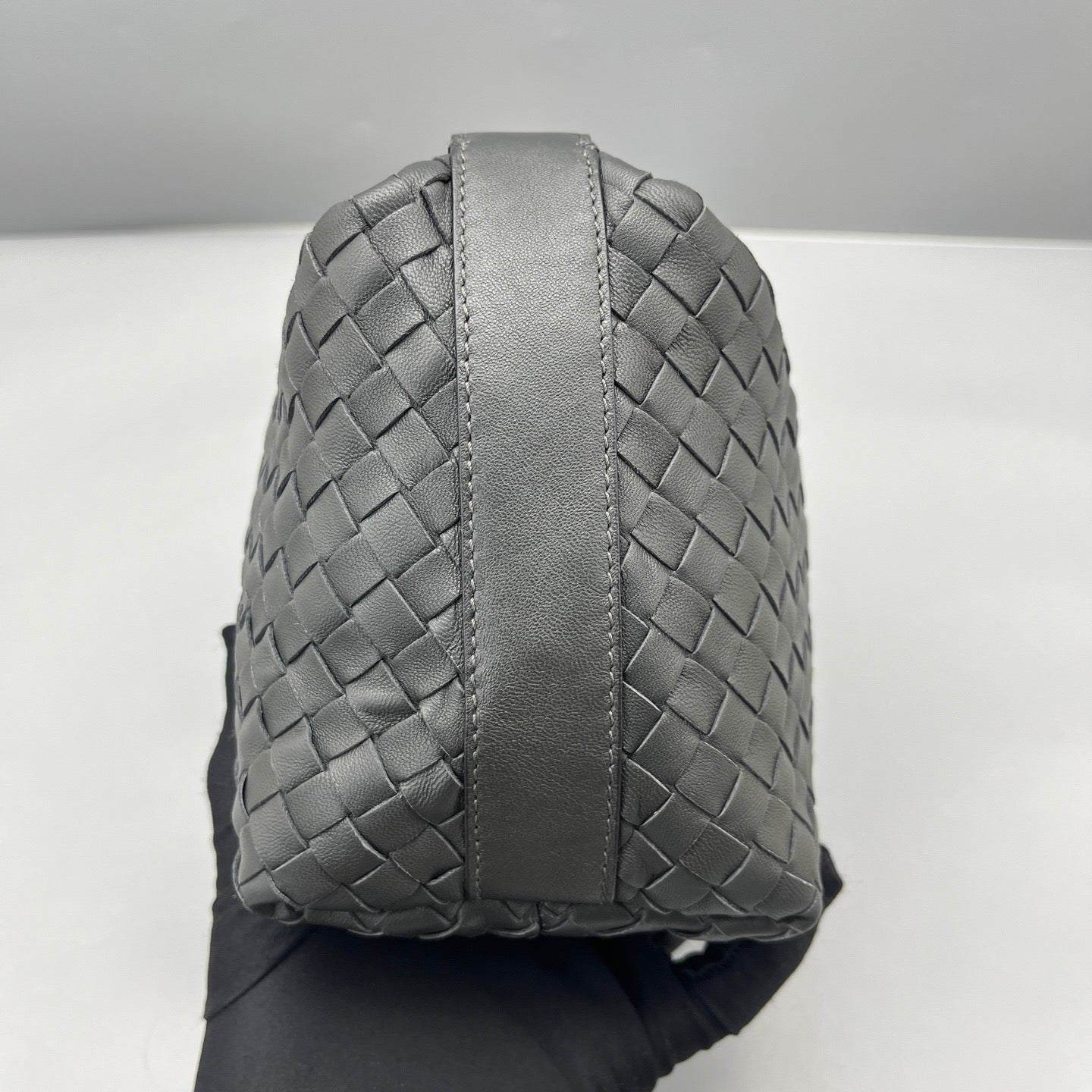 Bottega Veneta - Intrecciato Lunchbox Bag - Leather - Black - (mini)