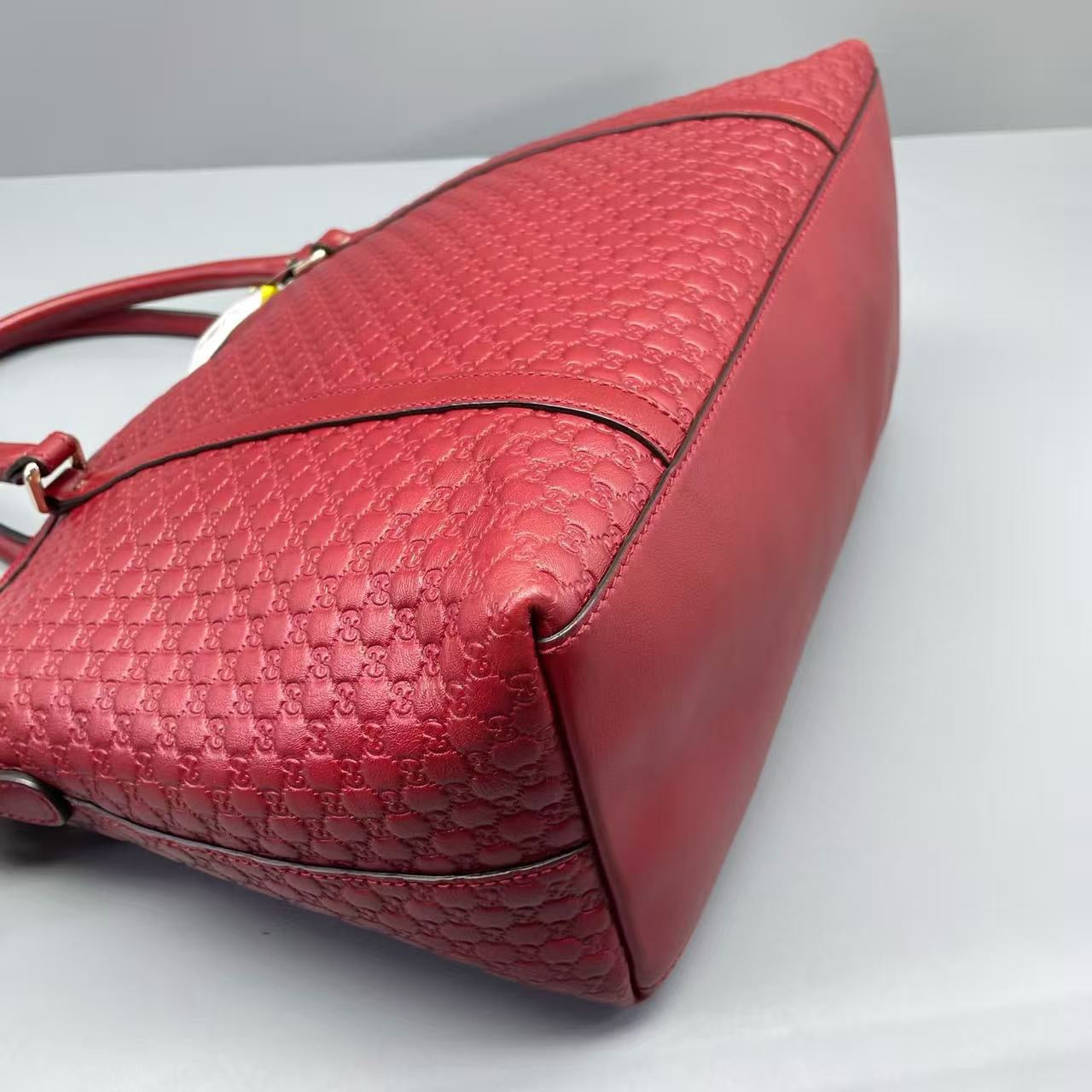 Gucci - Microguccissima Dome Bag - Embossed leather - Red - (medium)