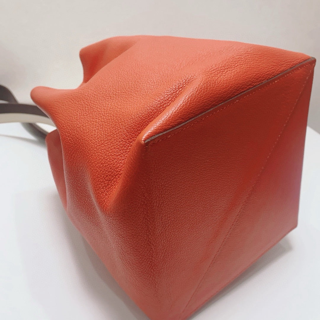 Hermès - Licol 17 - Taurillon Clemence leather - Cinnabar Red - (Small)