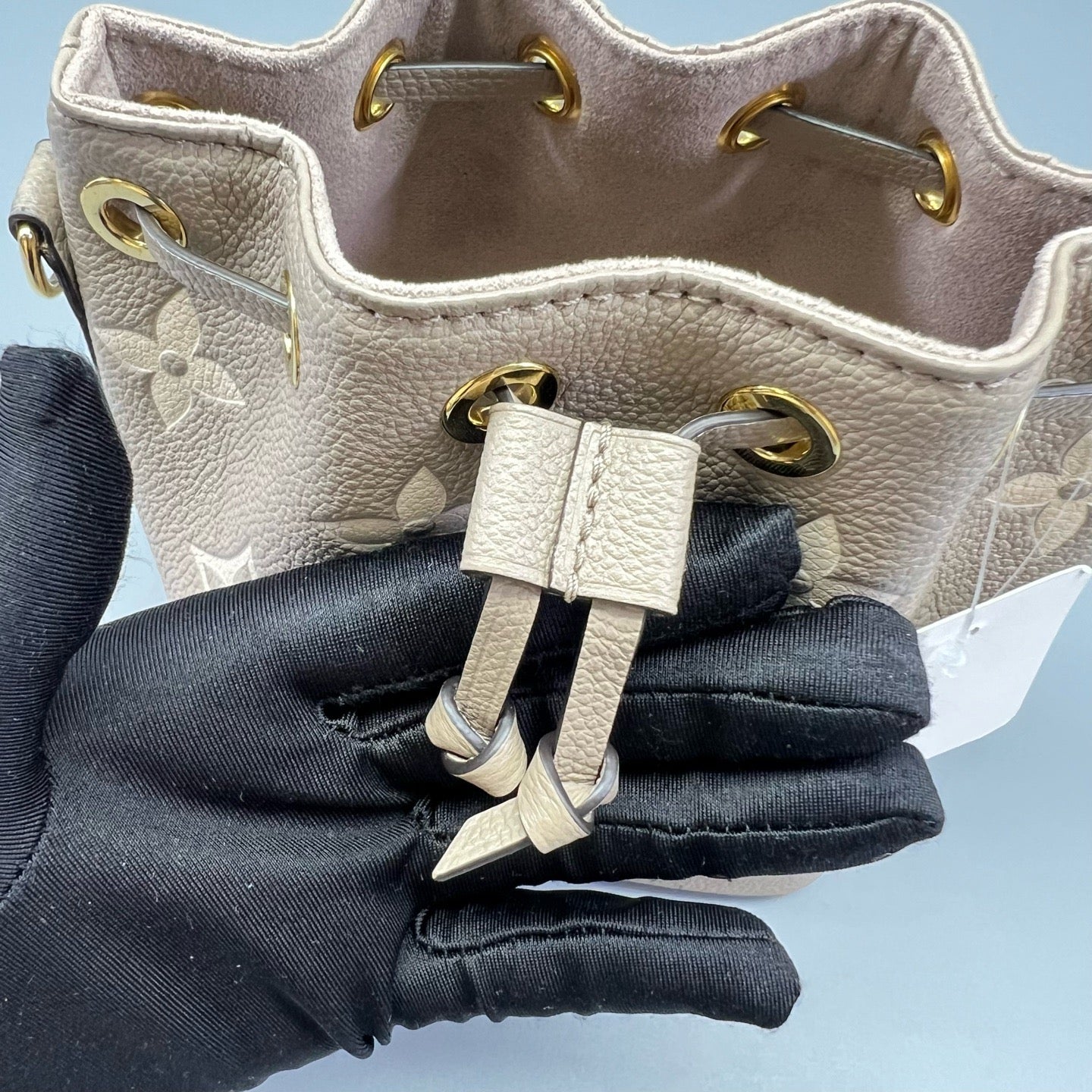 Louis Vuitton - Nano Noé - Monogram Empreinte leather - Grey - (mini)