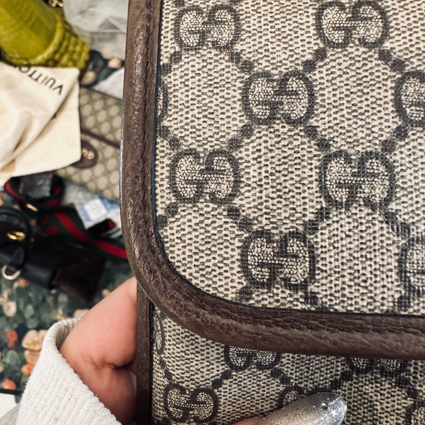 Gucci - Tiger Head Belt Bag - GG Supreme canvas with leather trim - Multicolour - (medium)