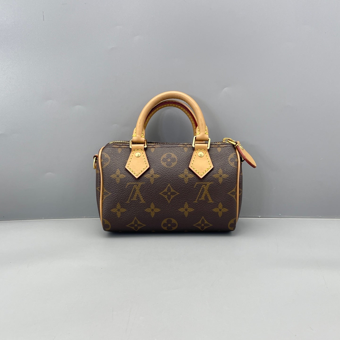 Louis Vuitton - Speedy Nano - Monogram coated canvas with Vachetta leather trim - Brown - (Mini)