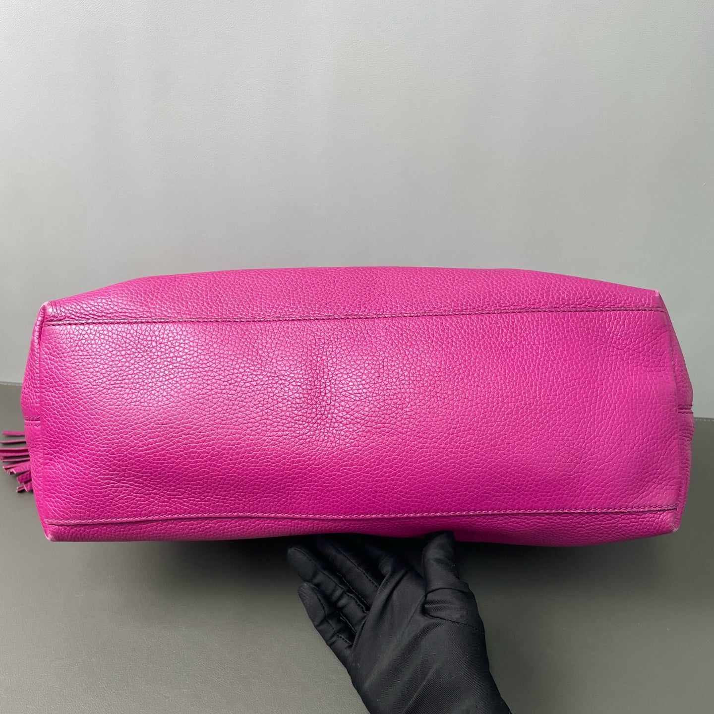Gucci - Soho Chain Shoulder Bag - Grained leather - Pink - (Large)
