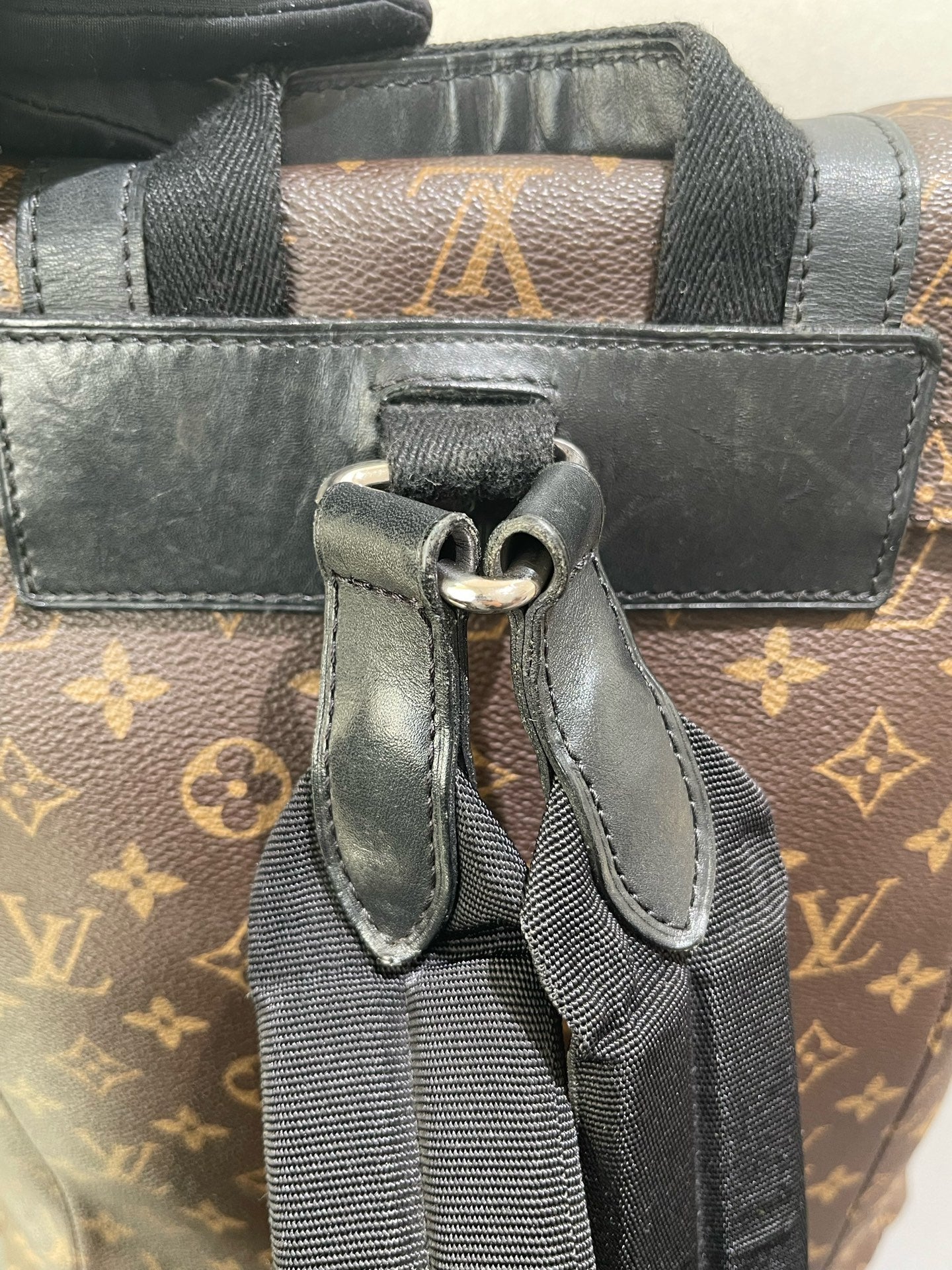 Louis Vuitton - Christopher MM - Monogram Canvas with Leather Trim - Brown - (Large)